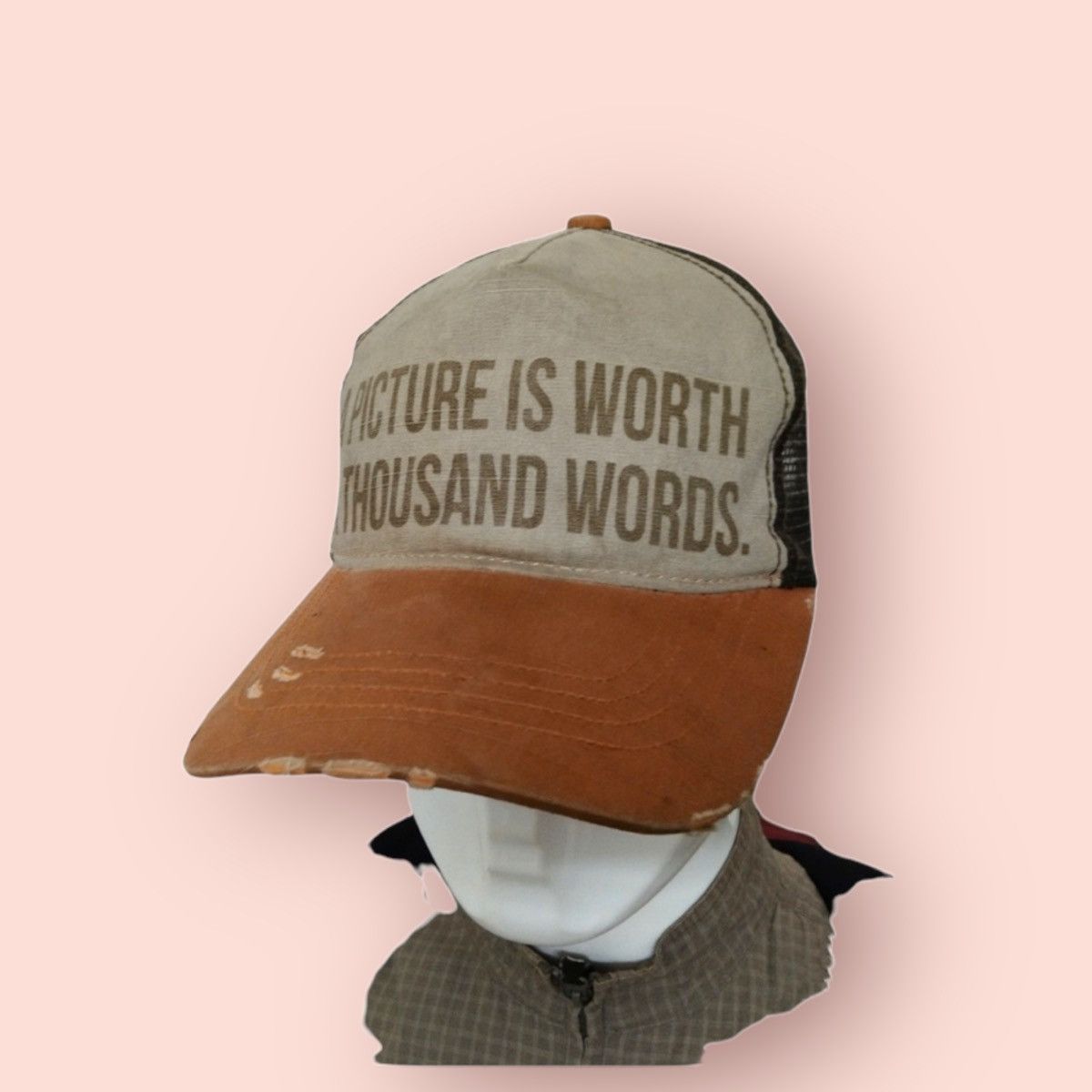 Japanese Brand 🔥DISTRESSED🔥 VINTAGE KAPITAL INSPIRED TRUCKER SNAPBACK Size ONE SIZE - 1 Thumbnail