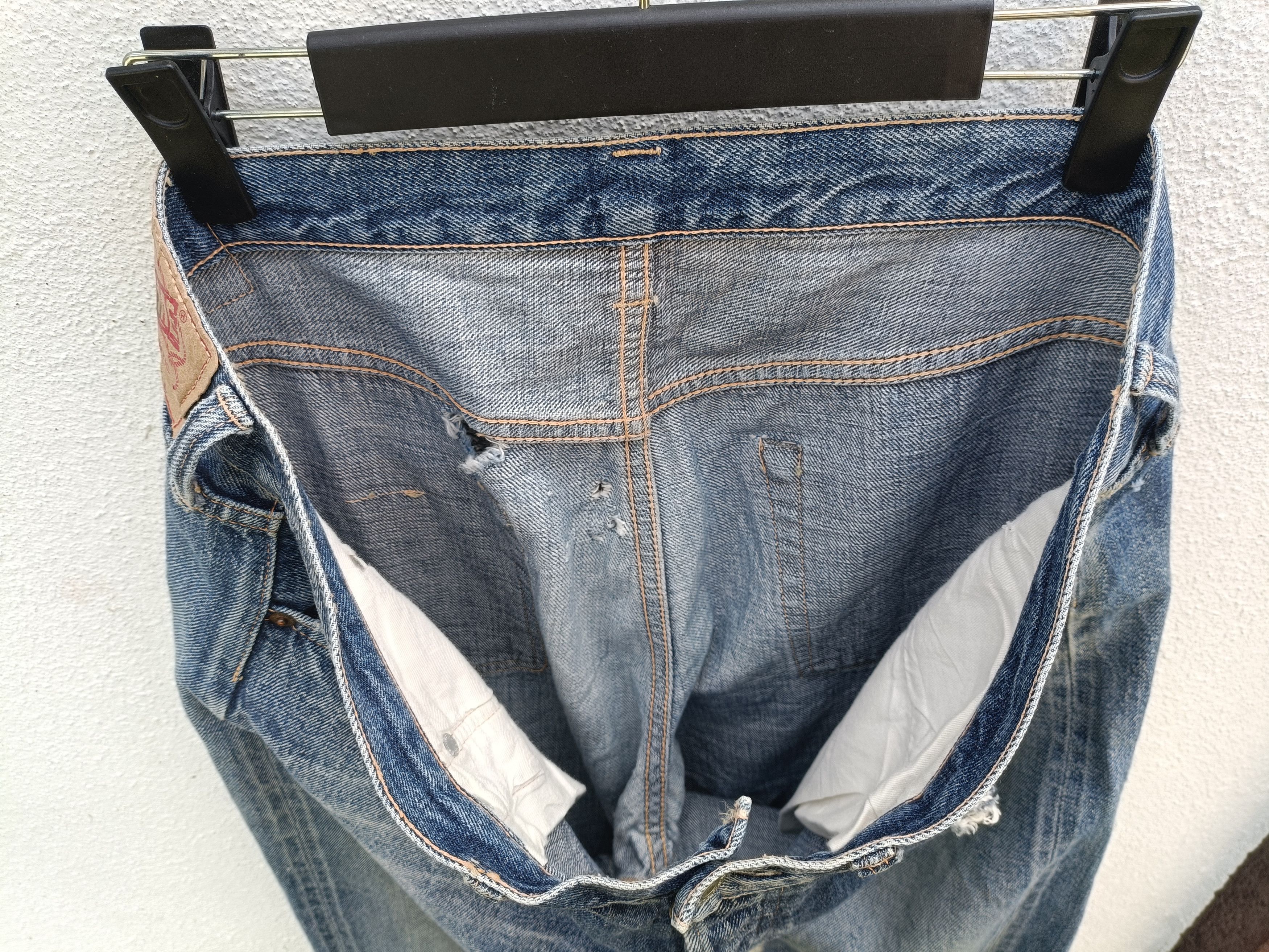 Denime Distressed Jeans Denime Selvedge Japan Size 34 Size US 34 / EU 50 - 3 Thumbnail