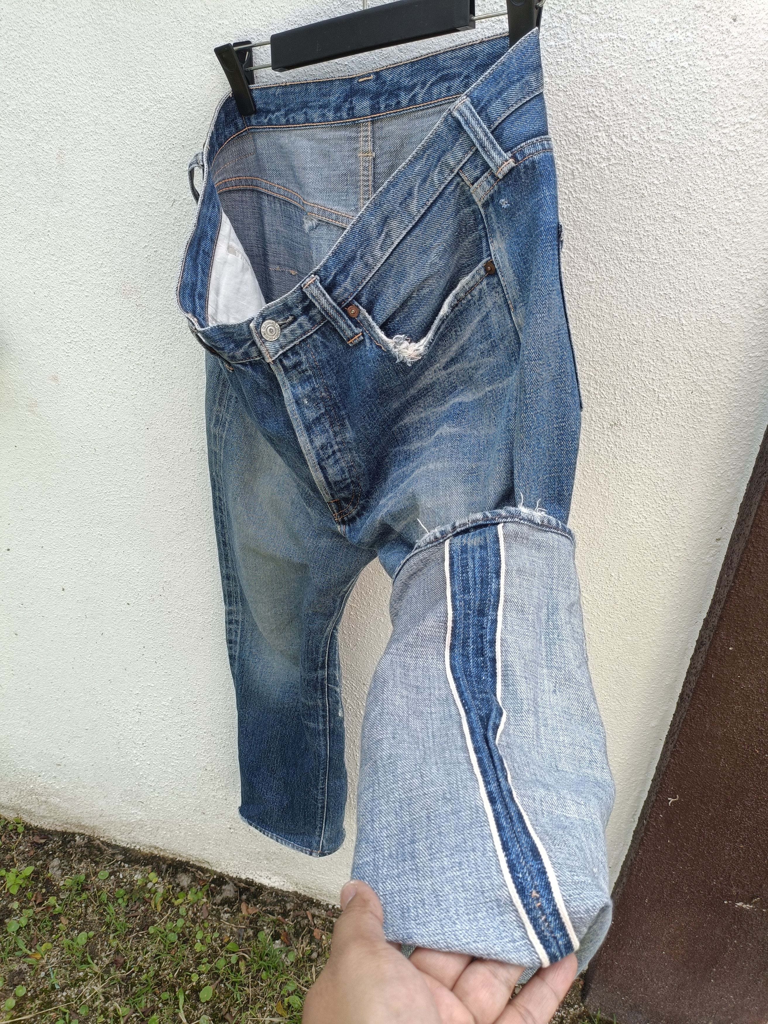 Denime Distressed Jeans Denime Selvedge Japan Size 34 Size US 34 / EU 50 - 2 Thumbnail