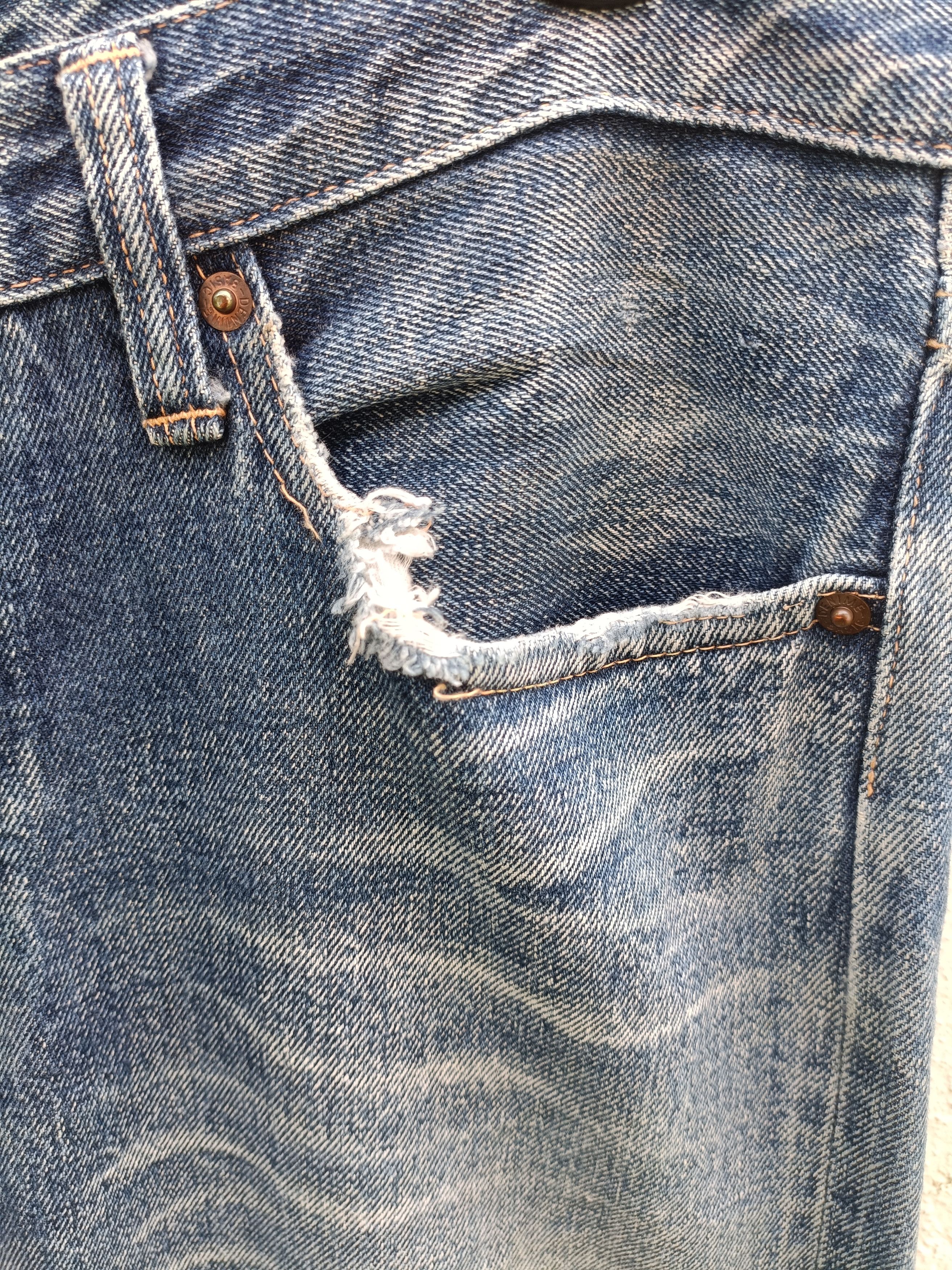 Denime Distressed Jeans Denime Selvedge Japan Size 34 Size US 34 / EU 50 - 6 Thumbnail