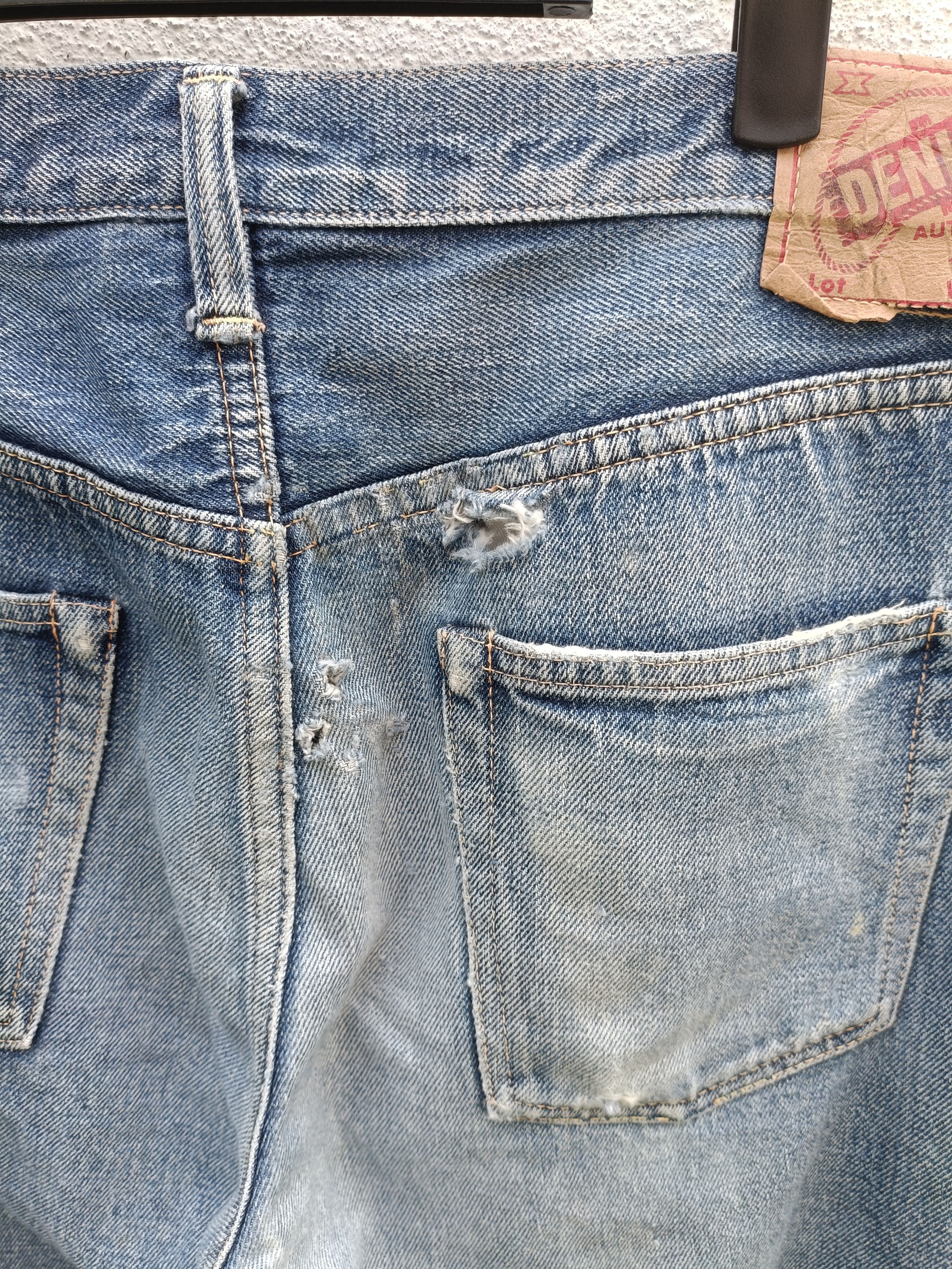 Denime Distressed Jeans Denime Selvedge Japan Size 34 Size US 34 / EU 50 - 15 Thumbnail