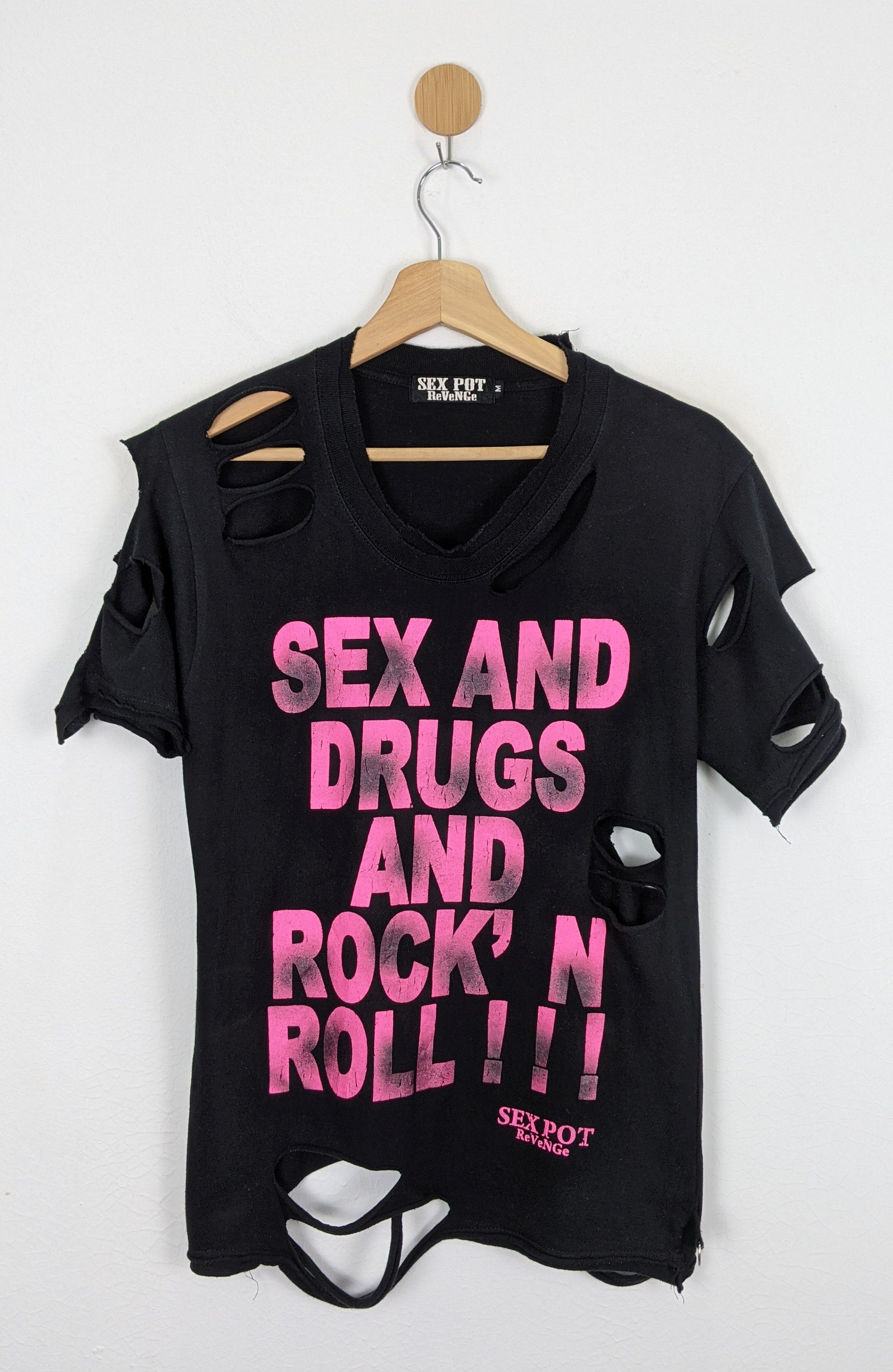Sex Pot Revenge Sex Drugs Rock n Roll Punk Shirt