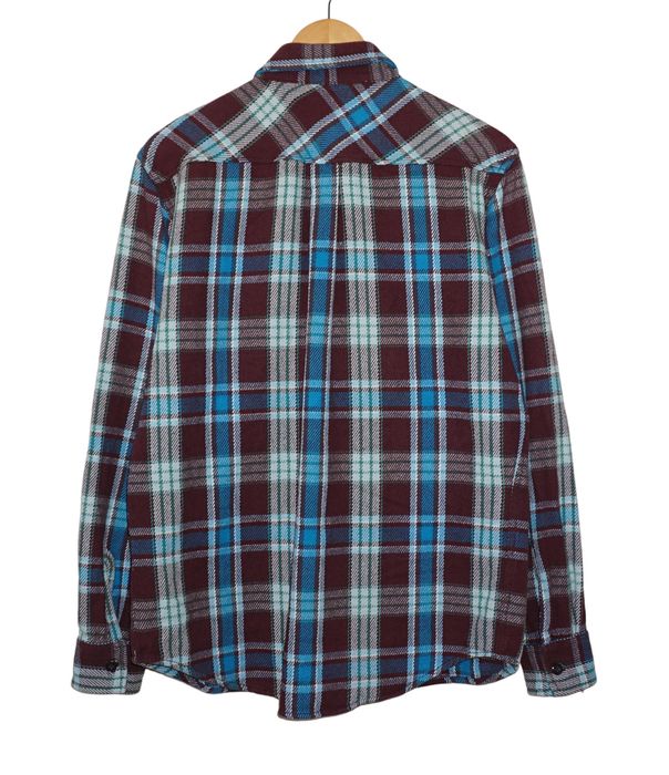 Vintage Stussy Vintage Checkered 90s heavy flannel shirt | Grailed