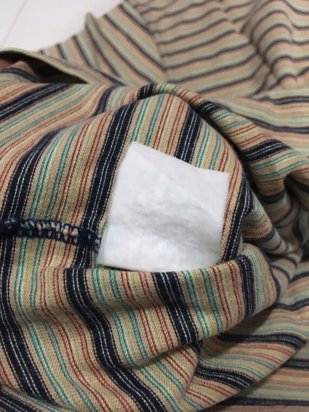 Japanese Brand × Vintage Vtg Bitch Striped Tee Size US S / EU 44-46 / 1 - 6 Thumbnail