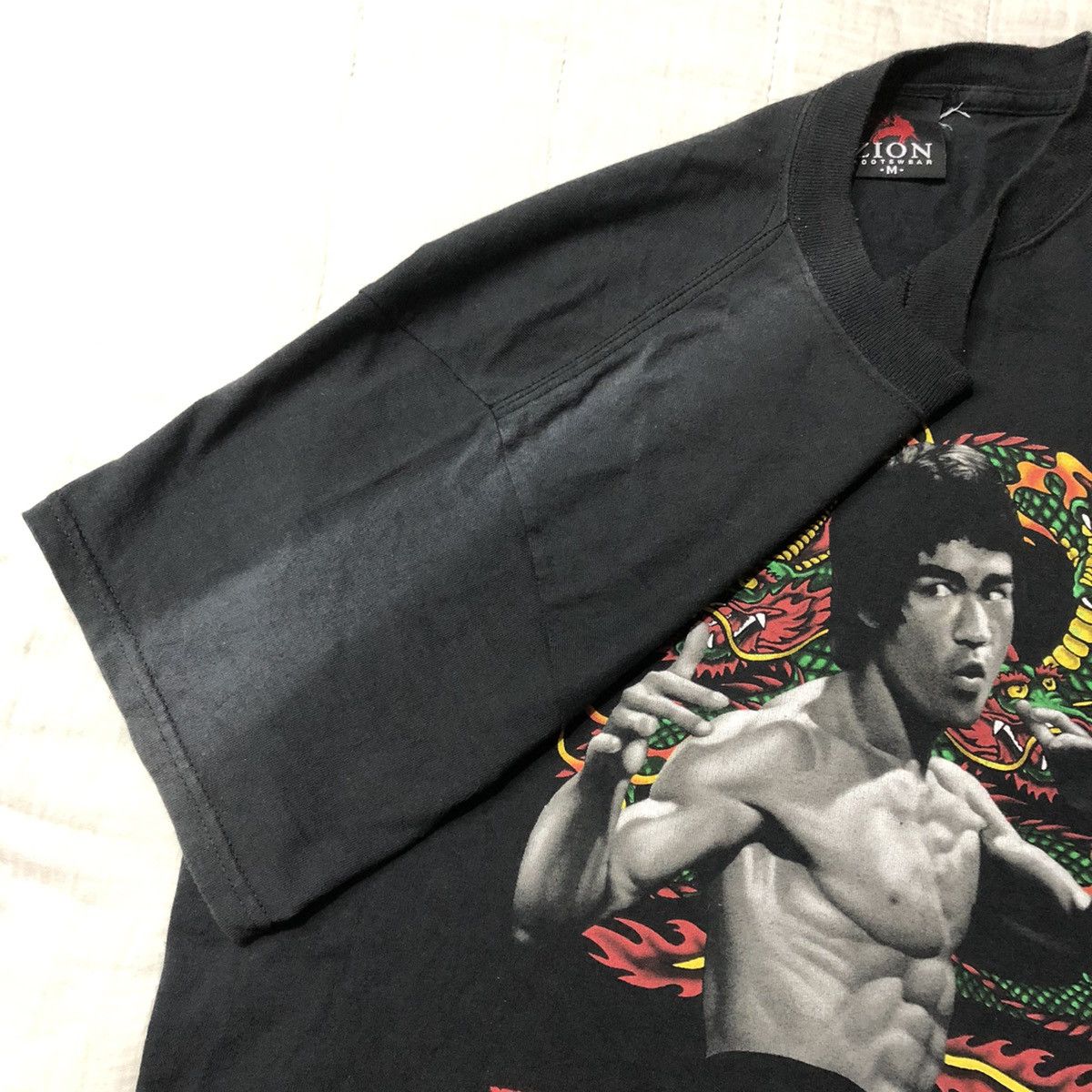 Vintage Vintage Bruce Lee T Shirt Size US M / EU 48-50 / 2 - 8 Thumbnail