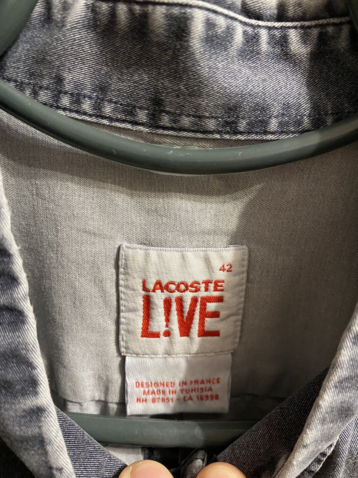 Lacoste Rare Shirt Button Lacoste Live🐊 Size S-M Size US S / EU 44-46 / 1 - 10 Thumbnail