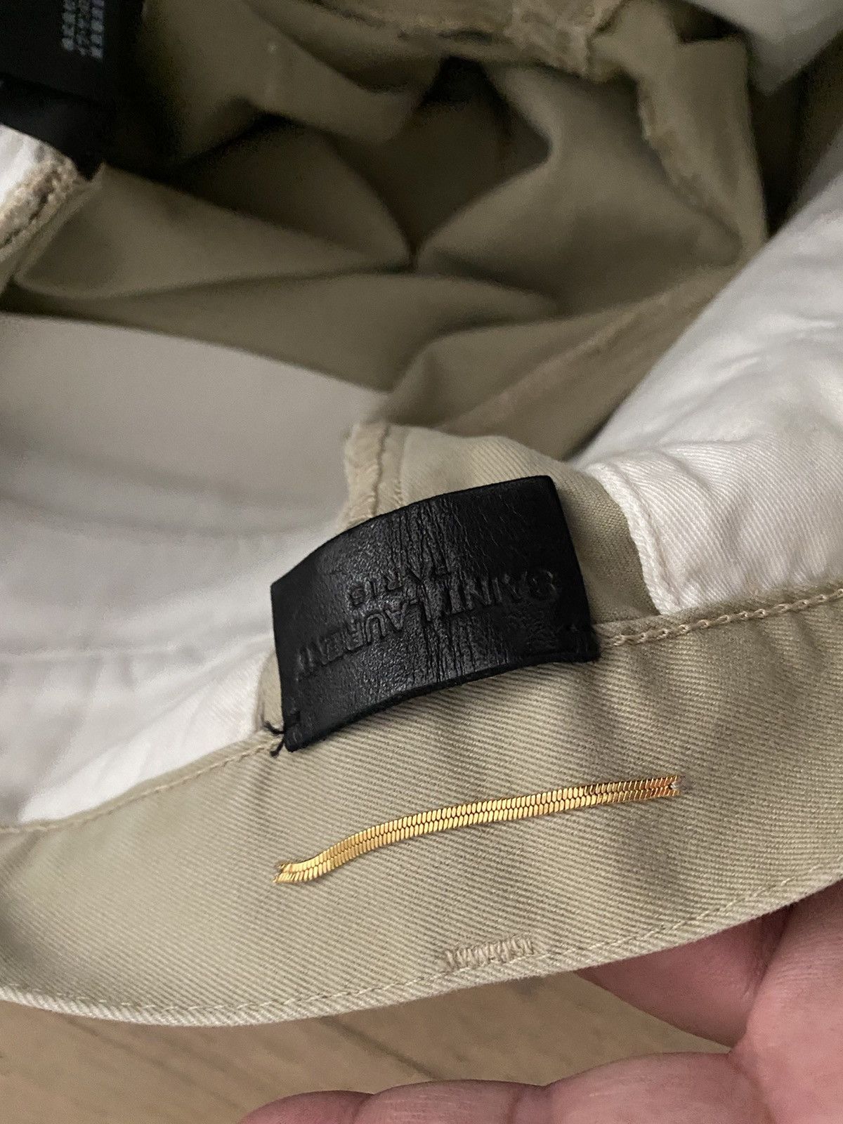 Saint Laurent Paris Saint Laurent Hedi era YSL beige stonewash pants chinos Size US 31 - 8 Thumbnail