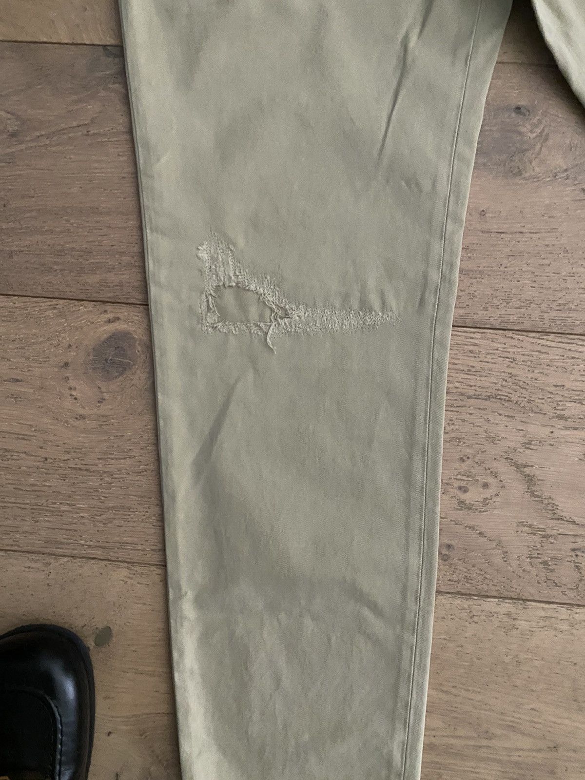 Saint Laurent Paris Saint Laurent Hedi era YSL beige stonewash pants chinos Size US 31 - 2 Thumbnail