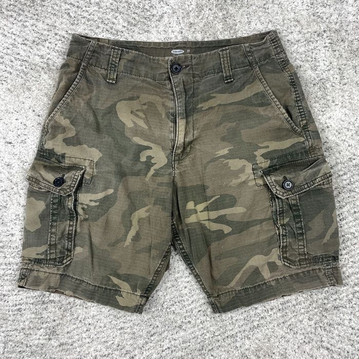 Old Navy Old Navy Camo Cargo Shorts Mens 31 30 Ripstop Camouflage ...