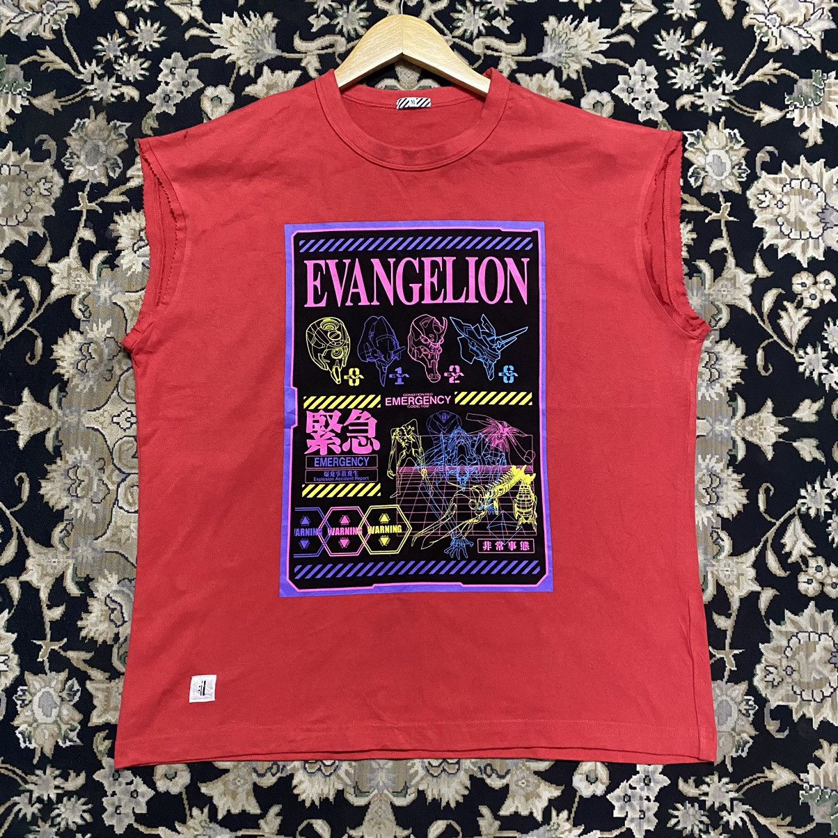 Anime Evangelion Sleeveless Shirt Size US M / EU 48-50 / 2 - 3 Thumbnail