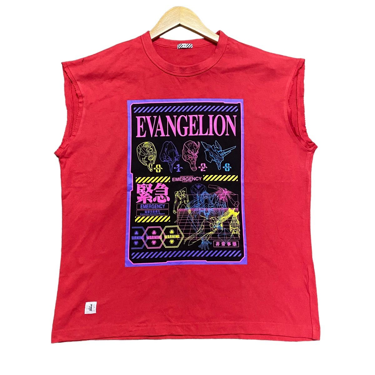 Anime Evangelion Sleeveless Shirt Size US M / EU 48-50 / 2 - 1 Thumbnail