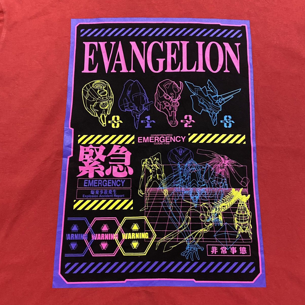 Anime Evangelion Sleeveless Shirt Size US M / EU 48-50 / 2 - 7 Thumbnail