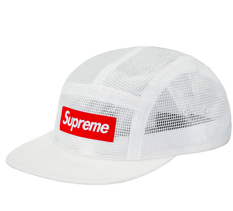 Supreme Camp Cap, Laminated Box Weave - Clear/White | Grailed