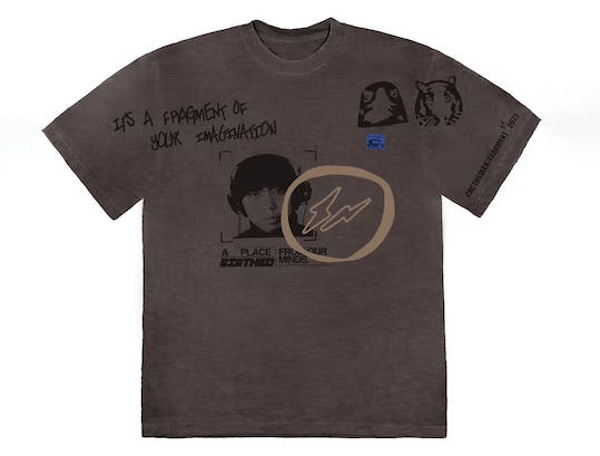 oob1oizoo0123 T-Shirt in Pepper Brown