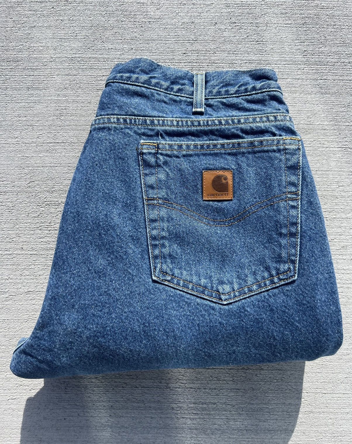 VINTAGE CARHARTT JEANS 35 30