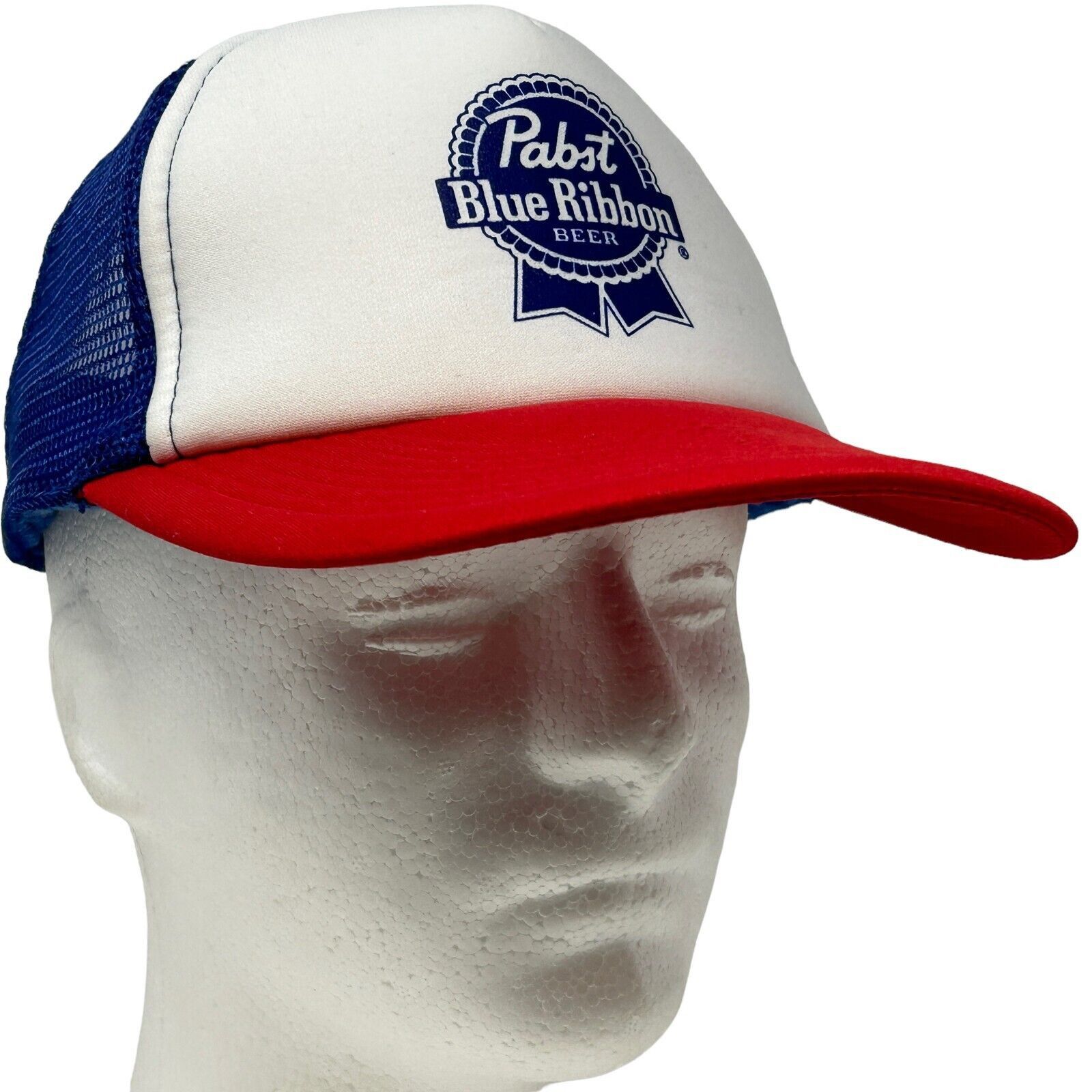 Pabst Blue Ribbon Beer PBR Vintage Ripstop Retro Men's Snapback Cap Hat