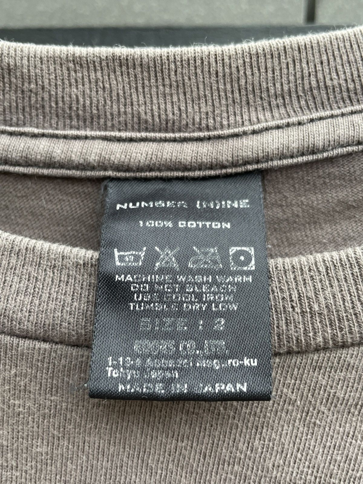 Number (N)ine Number (N)ine AW01 Shield Tee Size US M / EU 48-50 / 2 - 4 Thumbnail