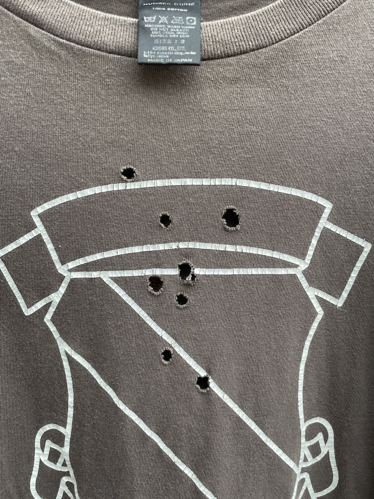 Number (N)ine Number (N)ine AW01 Shield Tee Size US M / EU 48-50 / 2 - 3 Thumbnail
