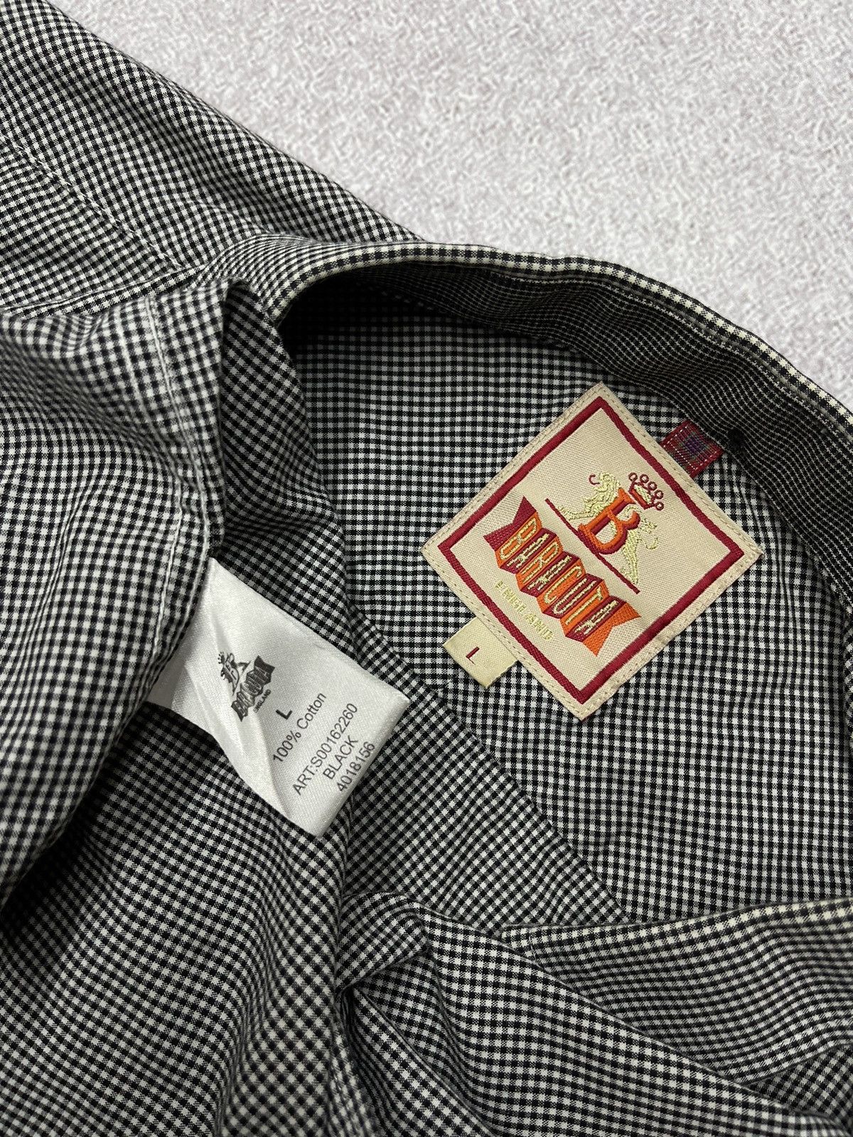 Baracuta Mens Baracuta Shirt casual size L Size US L / EU 52-54 / 3 - 7 Thumbnail