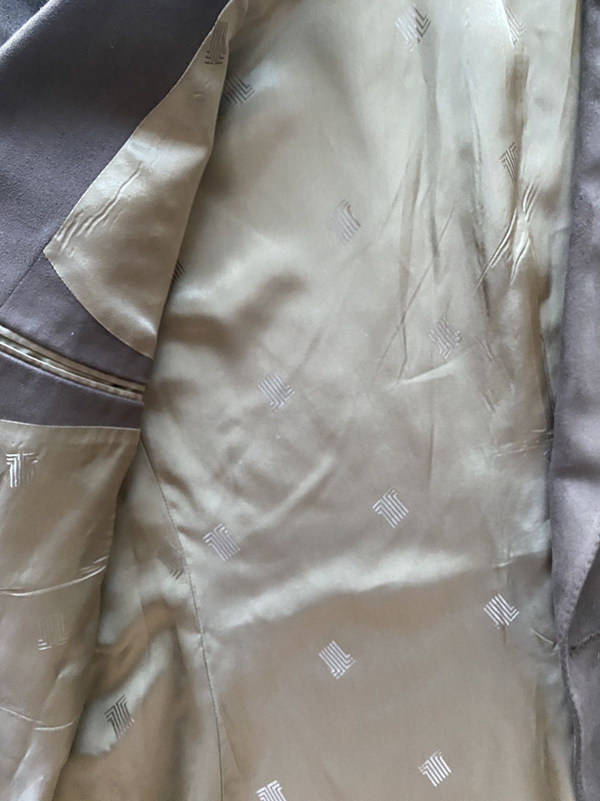 Lanvin Lanvin Brown Feather Suede Blazer Rare Size 44R - 4 Thumbnail