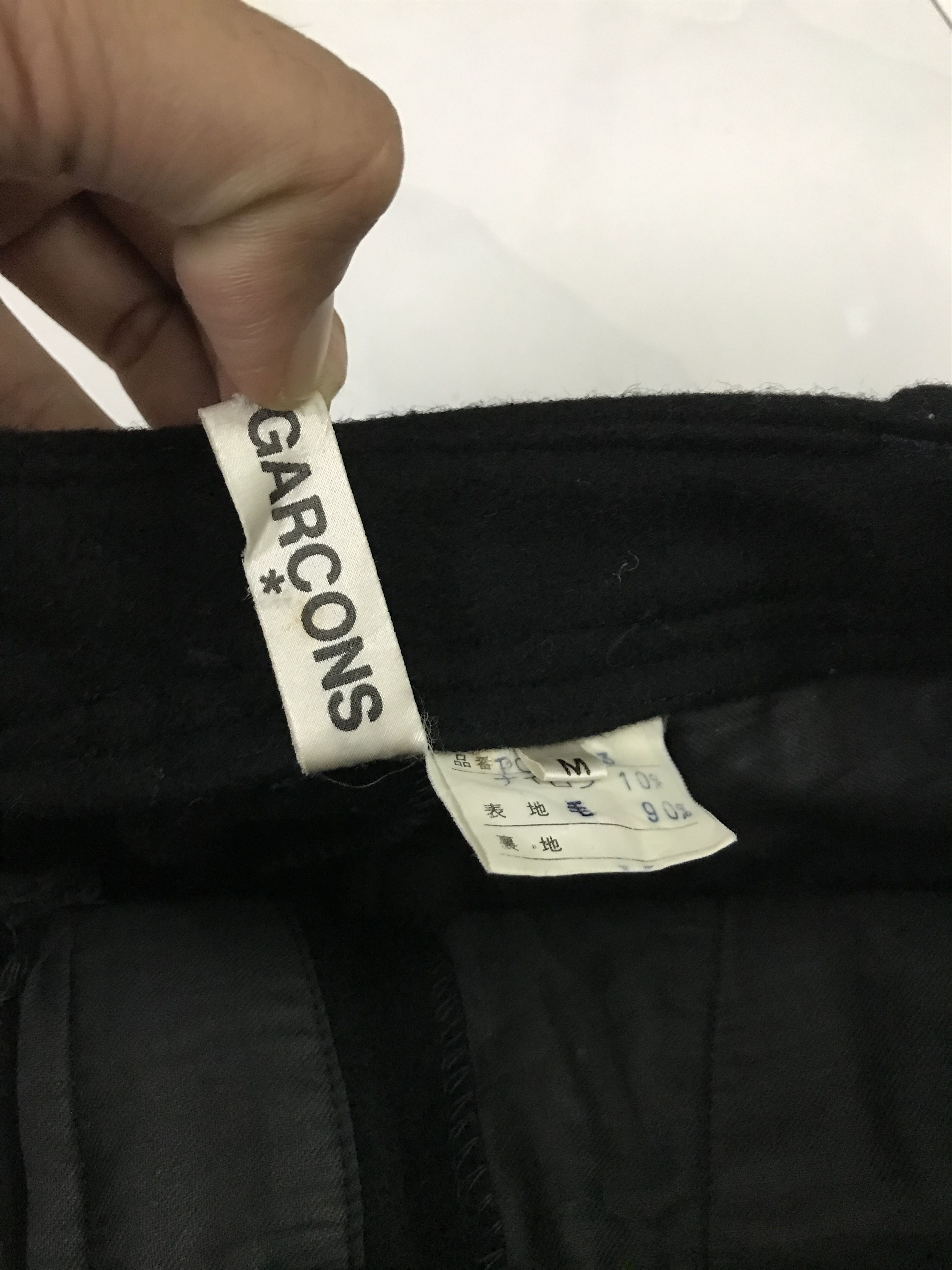 CDG by Comme des Garcons Comme Des Garcons Black Pants Size US 26 / EU 42 - 12 Thumbnail