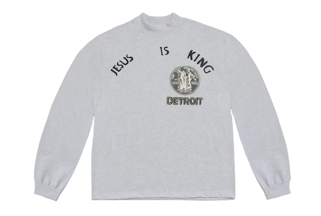 Jesus is king detroit crewneck sale