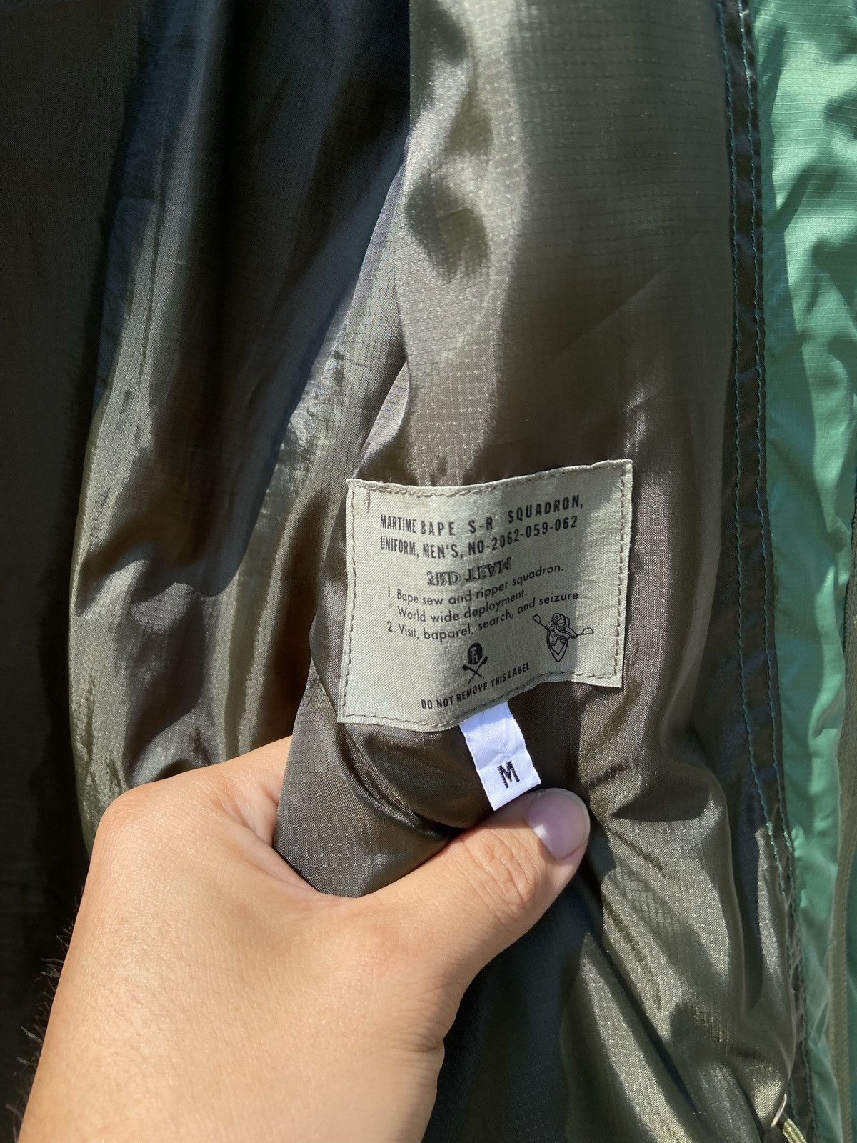 Bape Martime Pertex Down Jacket Size US M / EU 48-50 / 2 - 6 Thumbnail