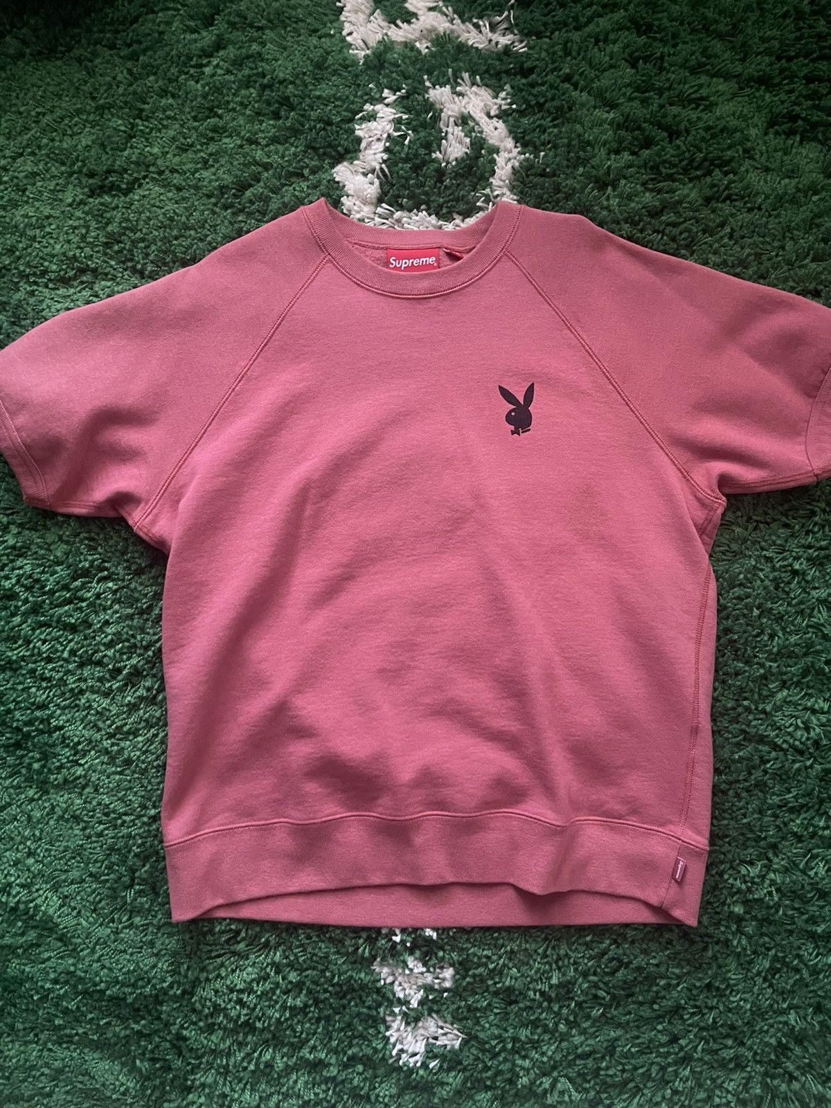 Supreme x PlayBoy Short Sleeve Crew Hoodie