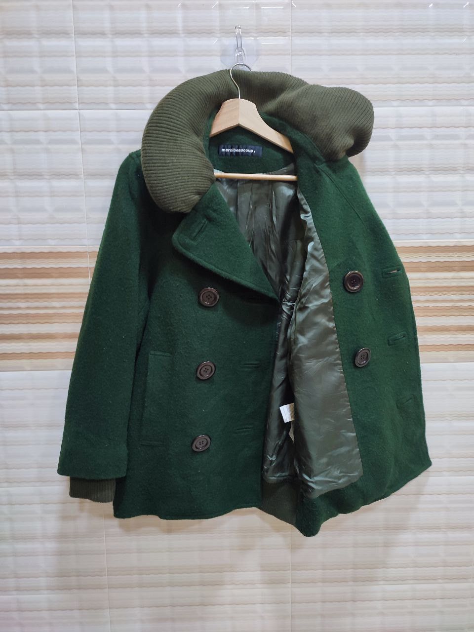 Issey Miyake 🧥 Mercibeaucoup by Issey Miyake Wool Pea Coat Japan Size US L / EU 52-54 / 3 - 5 Thumbnail
