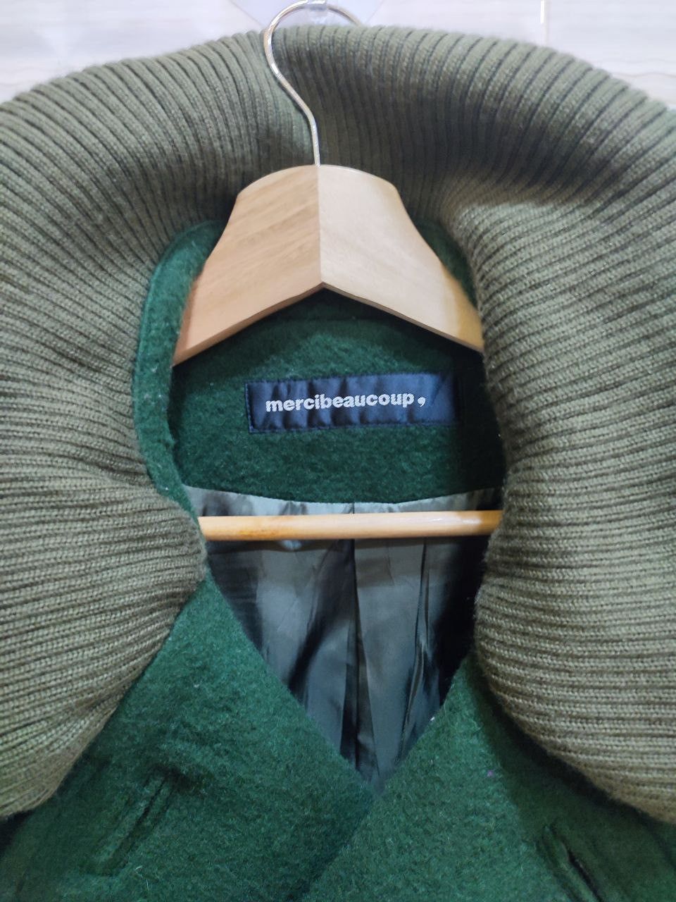 Issey Miyake 🧥 Mercibeaucoup by Issey Miyake Wool Pea Coat Japan Size US L / EU 52-54 / 3 - 6 Thumbnail