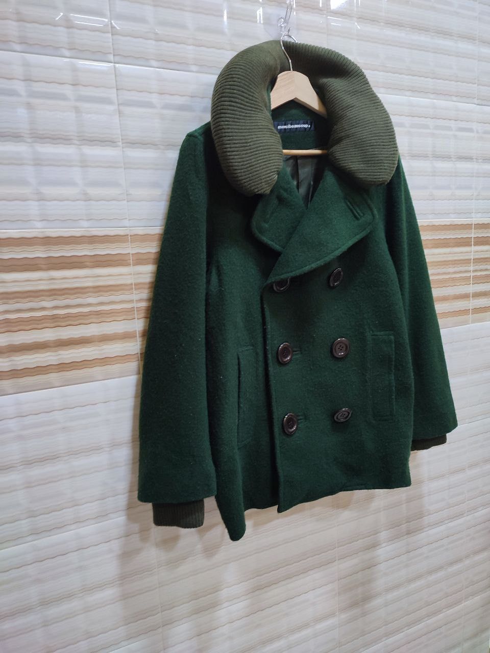 Issey Miyake 🧥 Mercibeaucoup by Issey Miyake Wool Pea Coat Japan Size US L / EU 52-54 / 3 - 4 Thumbnail