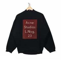 Acne studios sales beta flock sweatshirt