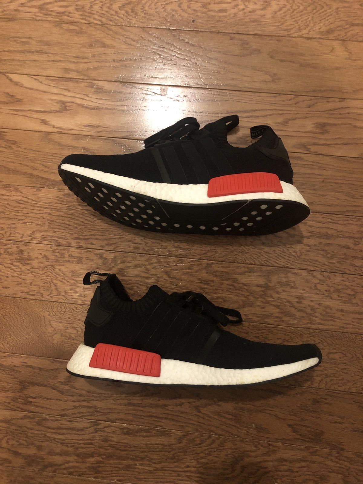 Adidas Adidas NMD OG Black/Red/Blue Size US 10 / EU 43 - 2 Thumbnail