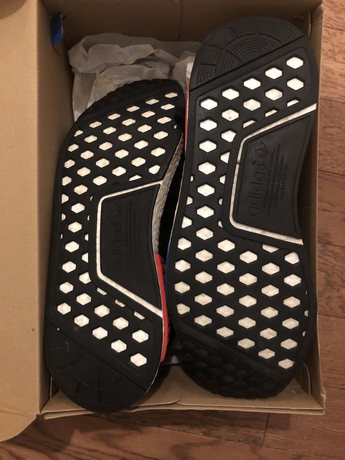 Adidas Adidas NMD OG Black/Red/Blue Size US 10 / EU 43 - 7 Thumbnail