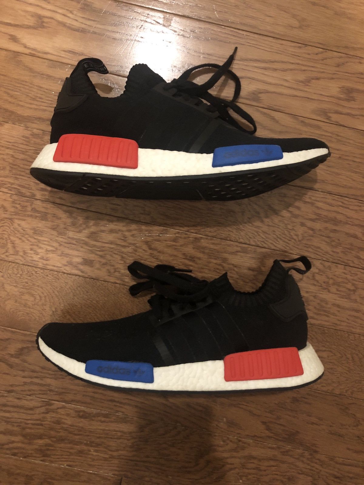 Adidas Adidas NMD OG Black/Red/Blue Size US 10 / EU 43 - 1 Thumbnail