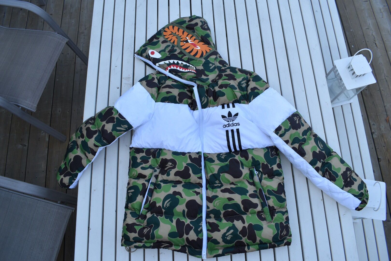 Adidas Bape Bape Adidas ID96 Down Jacket Grailed