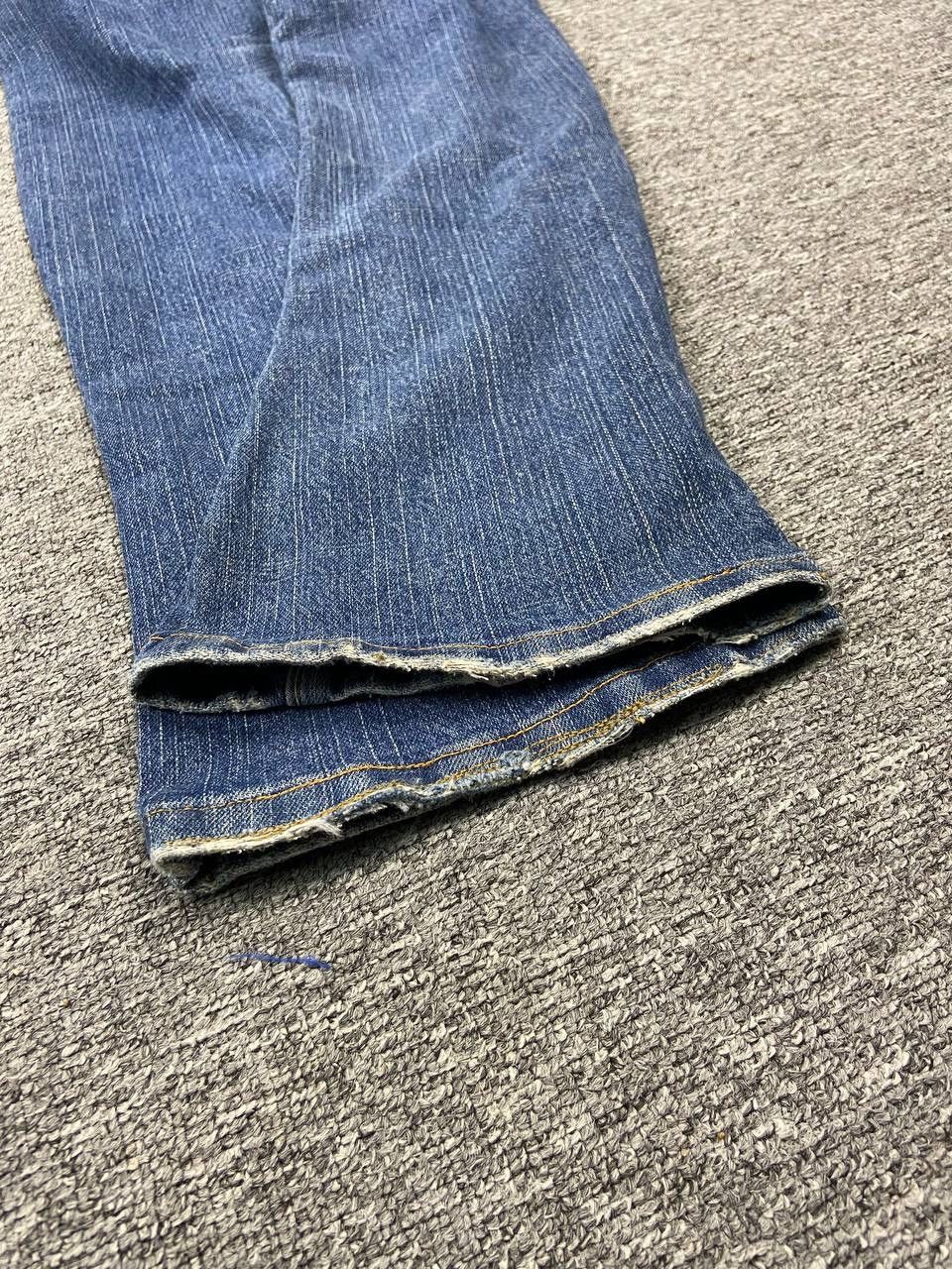 Levi's Vintage Levis 504 Slough Flare Jeans Bootcut Denim Bush Pant Size 27" / US 4 / IT 40 - 11 Thumbnail