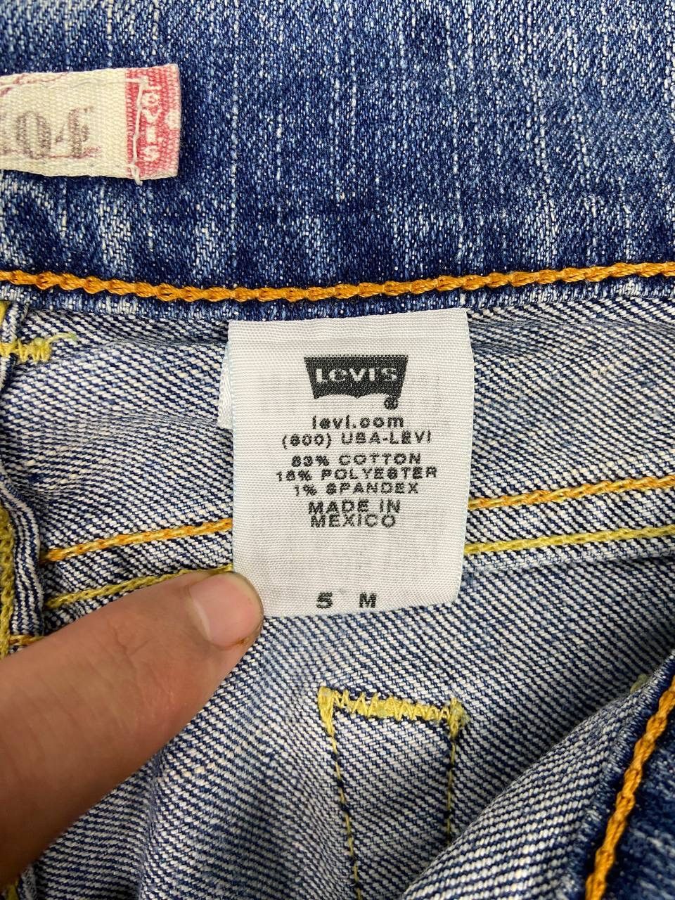 Levi's Vintage Levis 504 Slough Flare Jeans Bootcut Denim Bush Pant Size 27" / US 4 / IT 40 - 6 Thumbnail