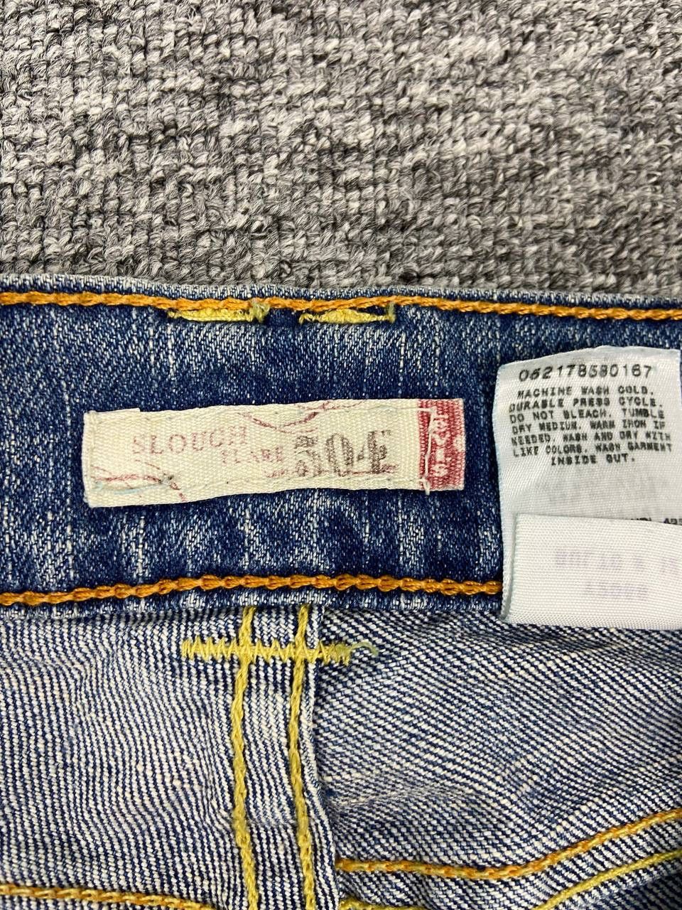 Levi's Vintage Levis 504 Slough Flare Jeans Bootcut Denim Bush Pant Size 27" / US 4 / IT 40 - 5 Thumbnail