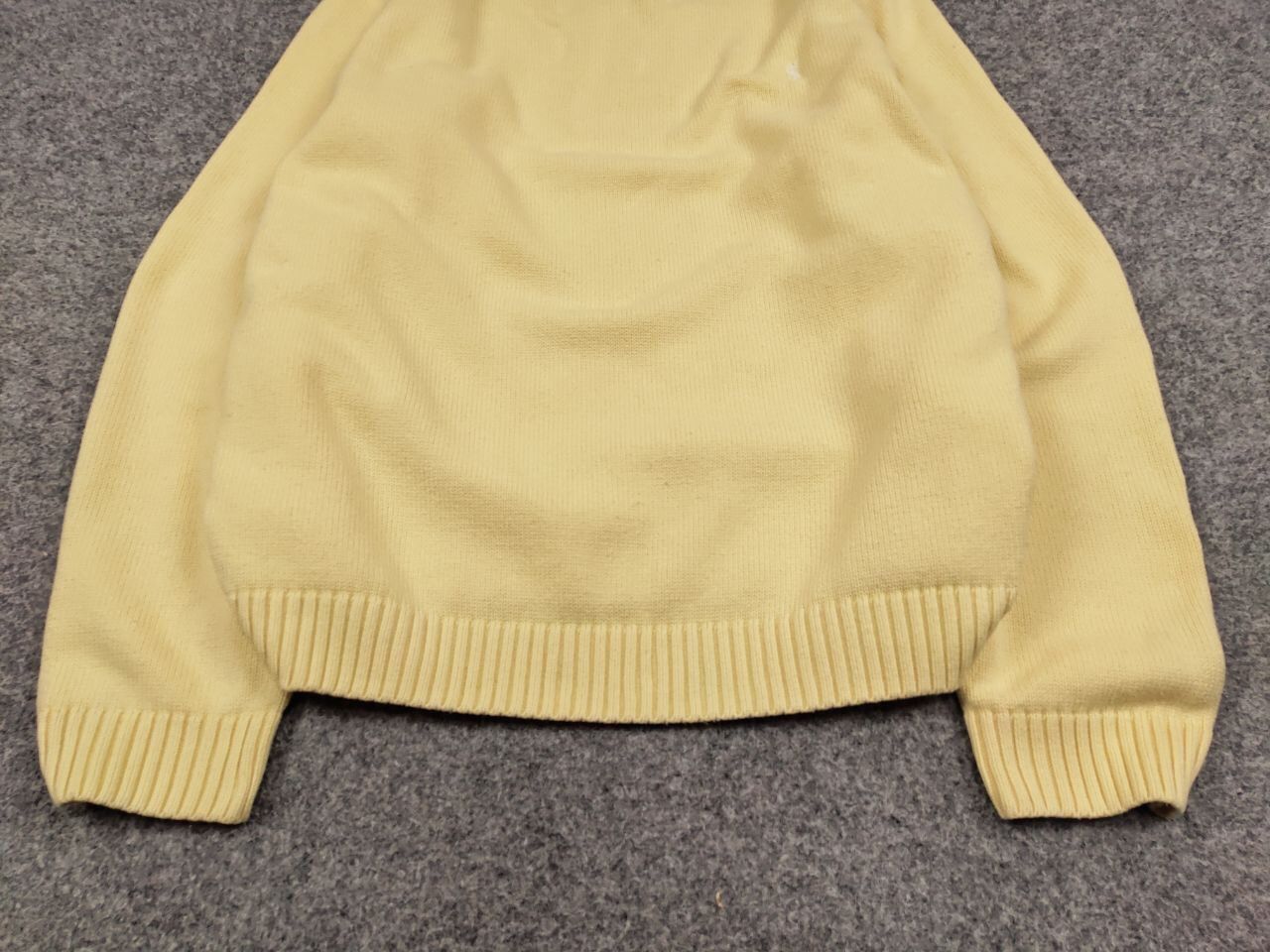 Yves Saint Laurent 🍋 Vintage 90's Yves Saint Laurent Yellow Knit Sweater logo Size US XL / EU 56 / 4 - 9 Thumbnail