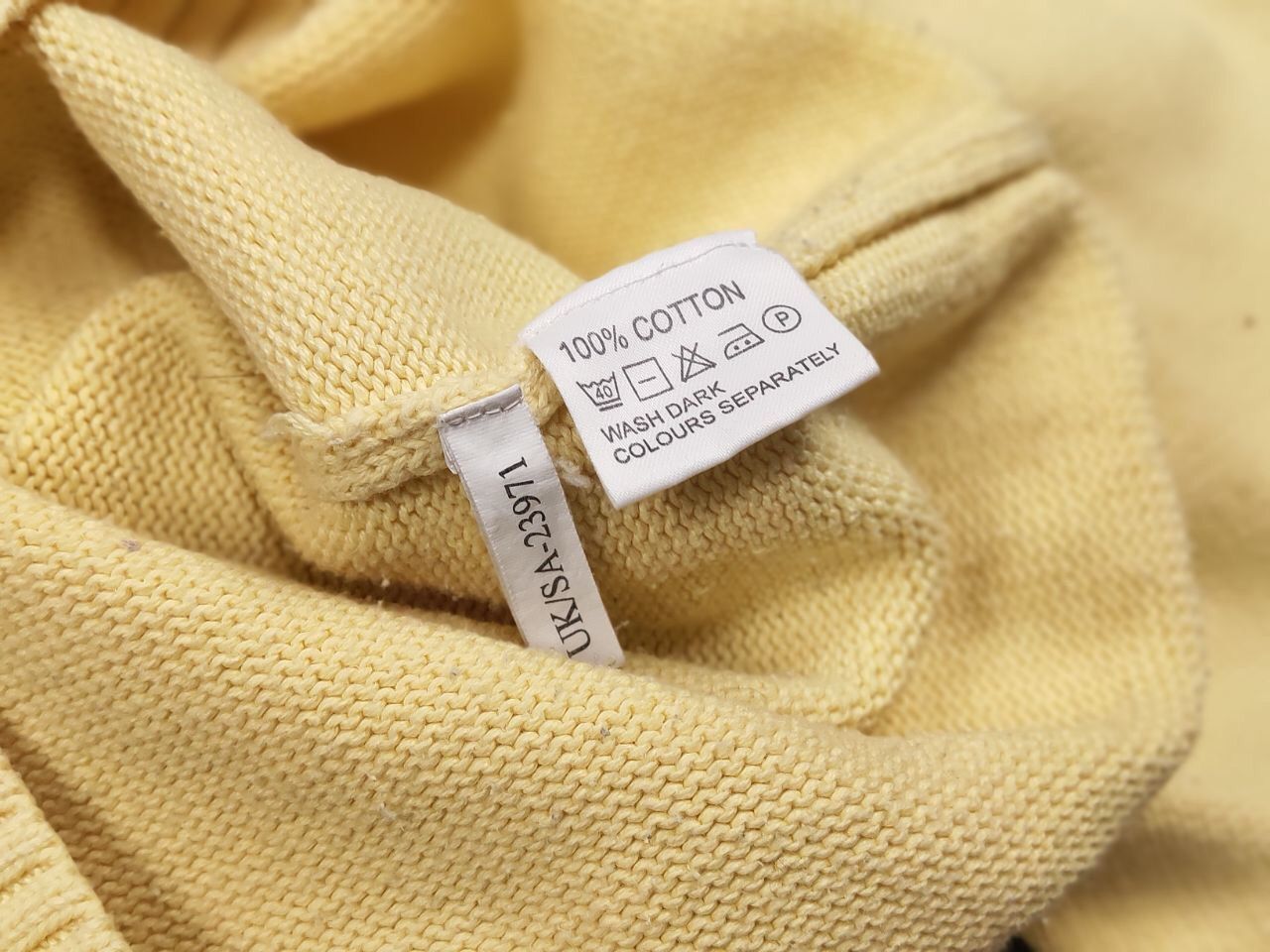 Yves Saint Laurent 🍋 Vintage 90's Yves Saint Laurent Yellow Knit Sweater logo Size US XL / EU 56 / 4 - 20 Thumbnail