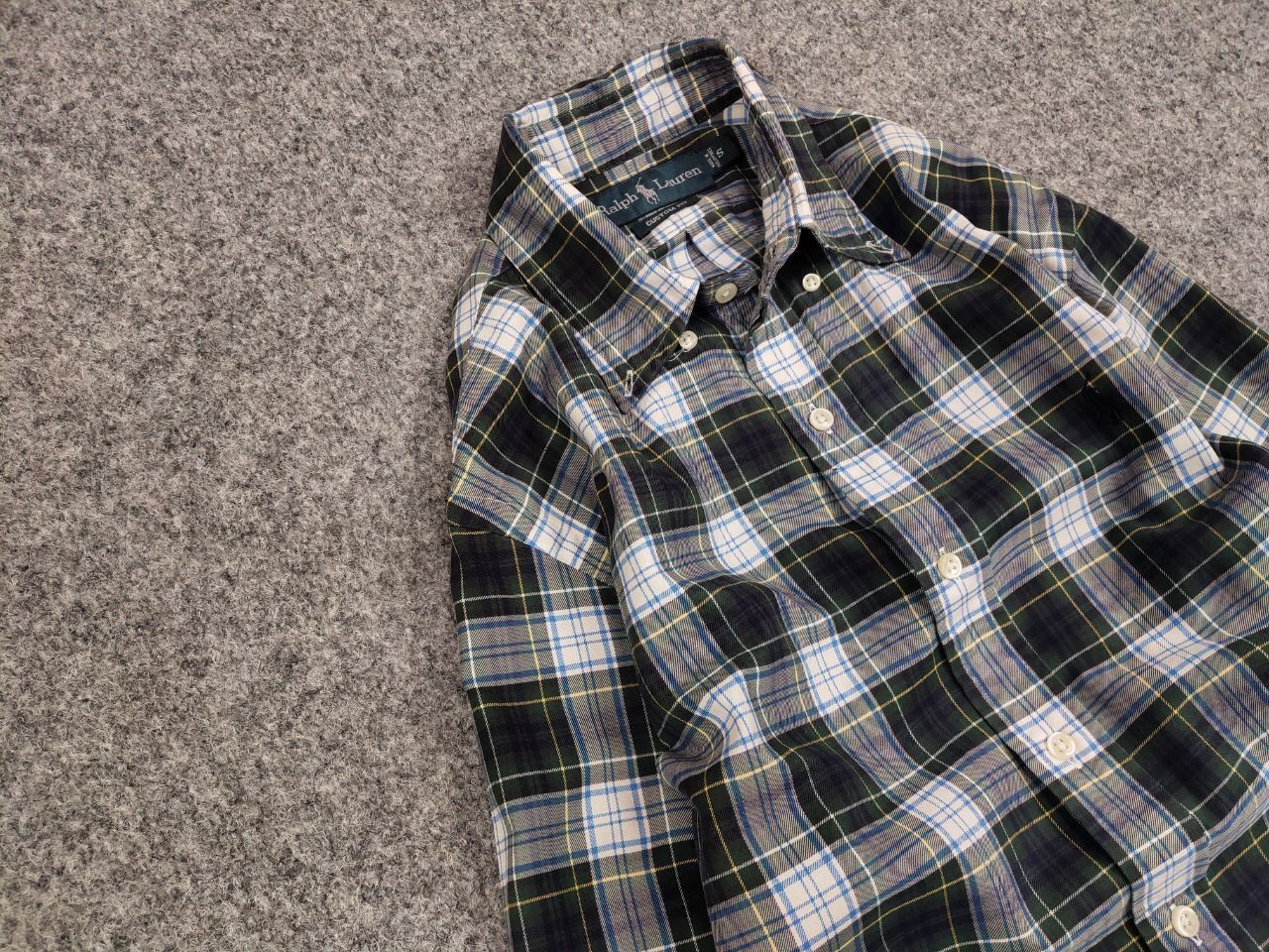 Polo Ralph Lauren Vintage 90's Polo Ralph Lauren American plaid Flannel Shirt Size US M / EU 48-50 / 2 - 7 Thumbnail
