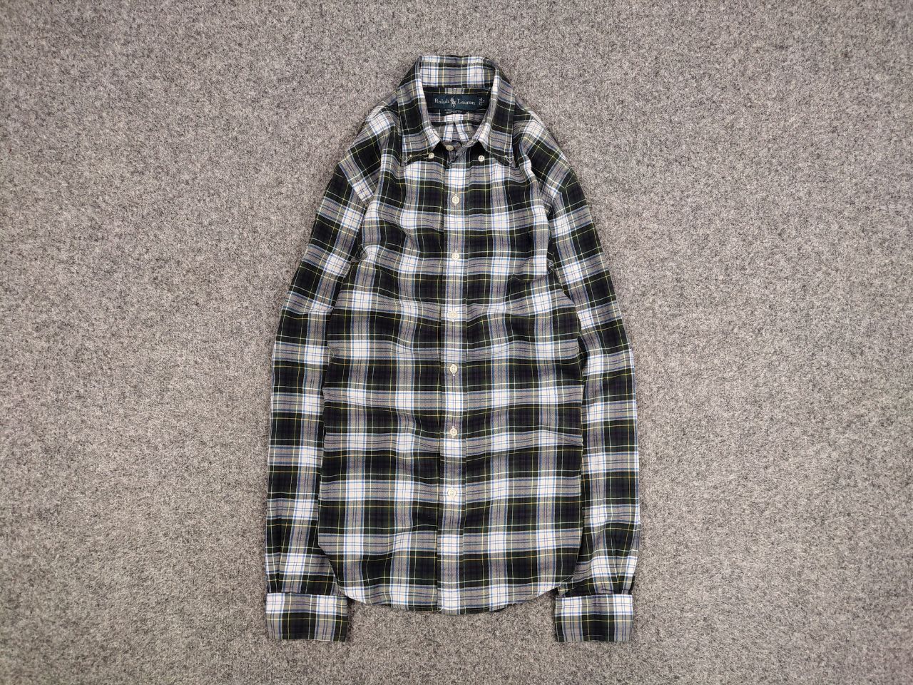Polo Ralph Lauren Vintage 90's Polo Ralph Lauren American plaid Flannel Shirt Size US M / EU 48-50 / 2 - 1 Thumbnail