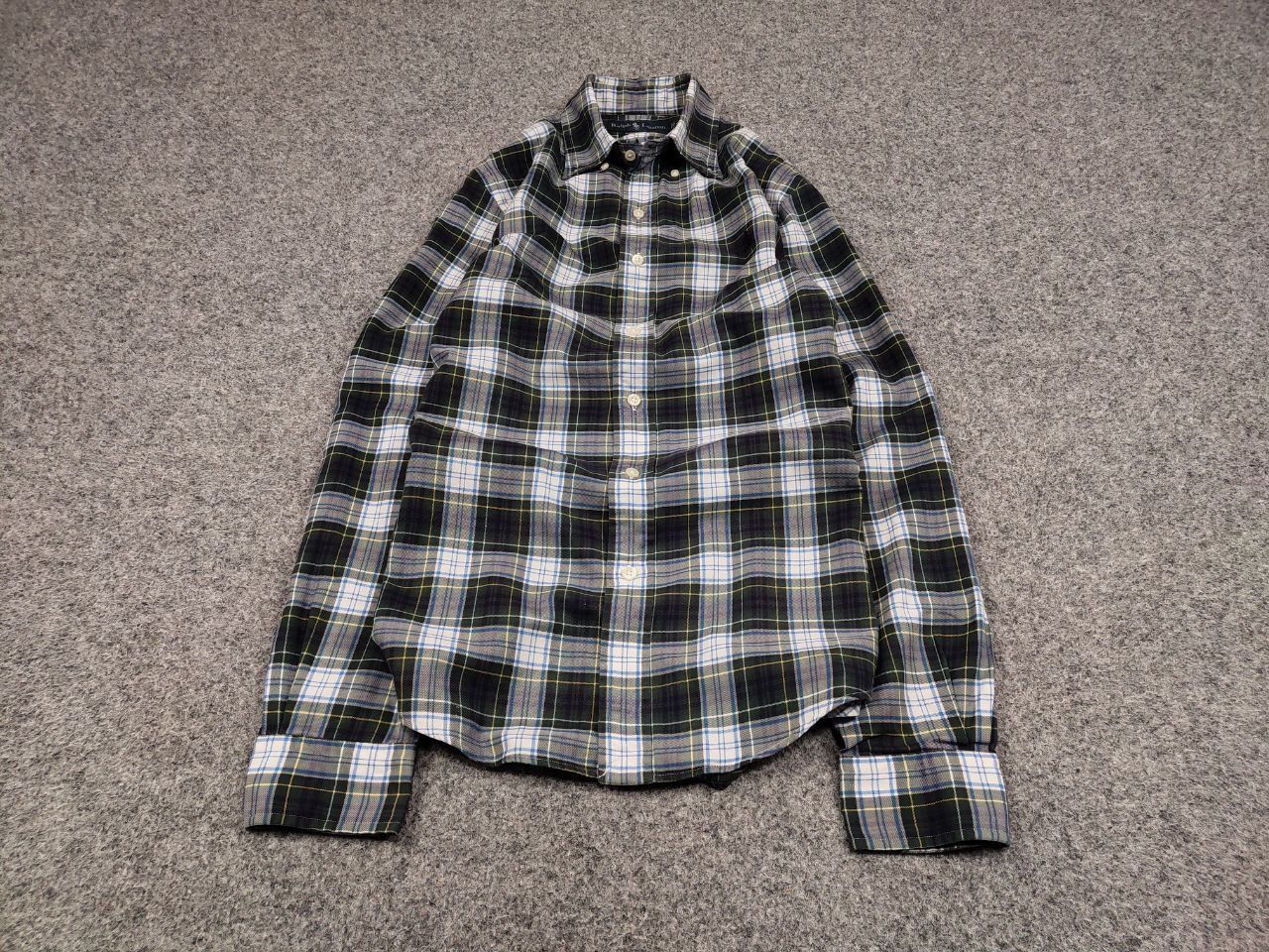Polo Ralph Lauren Vintage 90's Polo Ralph Lauren American plaid Flannel Shirt Size US M / EU 48-50 / 2 - 2 Thumbnail