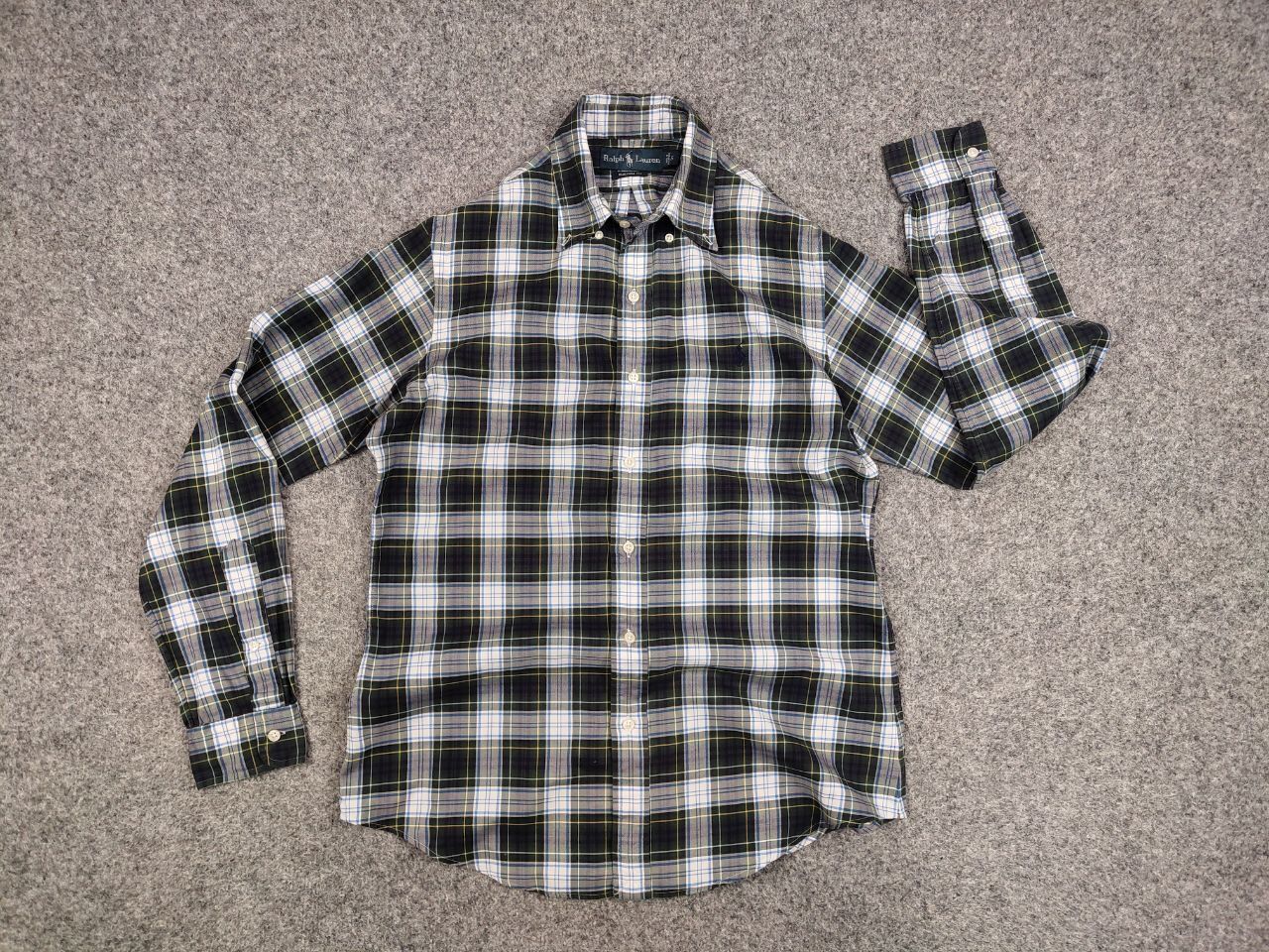 Polo Ralph Lauren Vintage 90's Polo Ralph Lauren American plaid Flannel Shirt Size US M / EU 48-50 / 2 - 14 Thumbnail