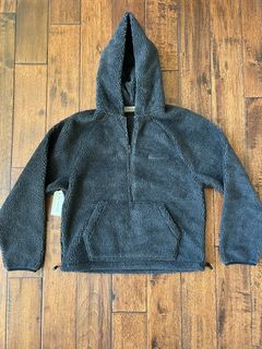 FEAR OF GOD FOG Essentials Half Zip Pullover Hoodie Heather Grey