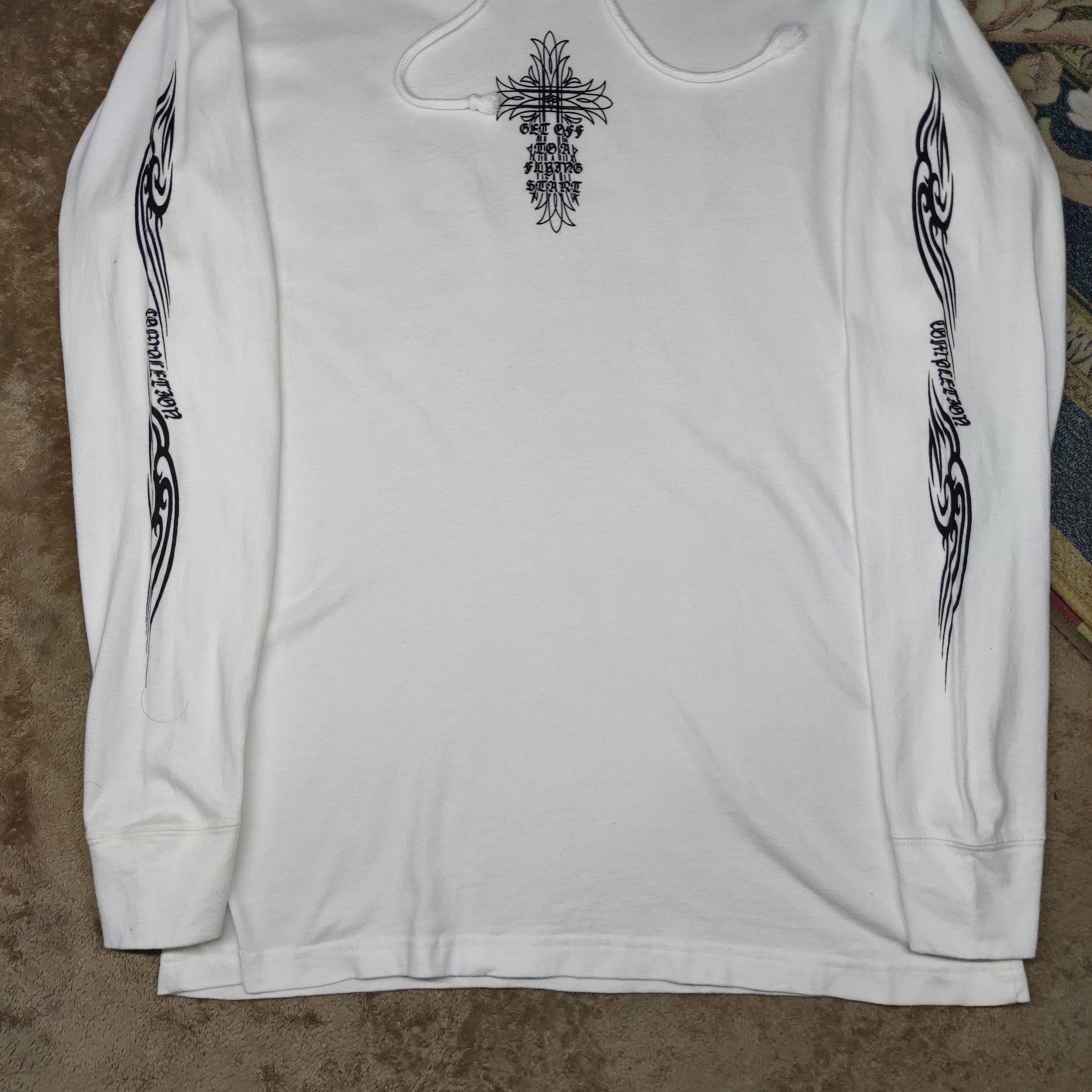 Japanese Brand Rare Japanese Brand Hoodie Inspired Chrome Hearts Size US M / EU 48-50 / 2 - 4 Thumbnail