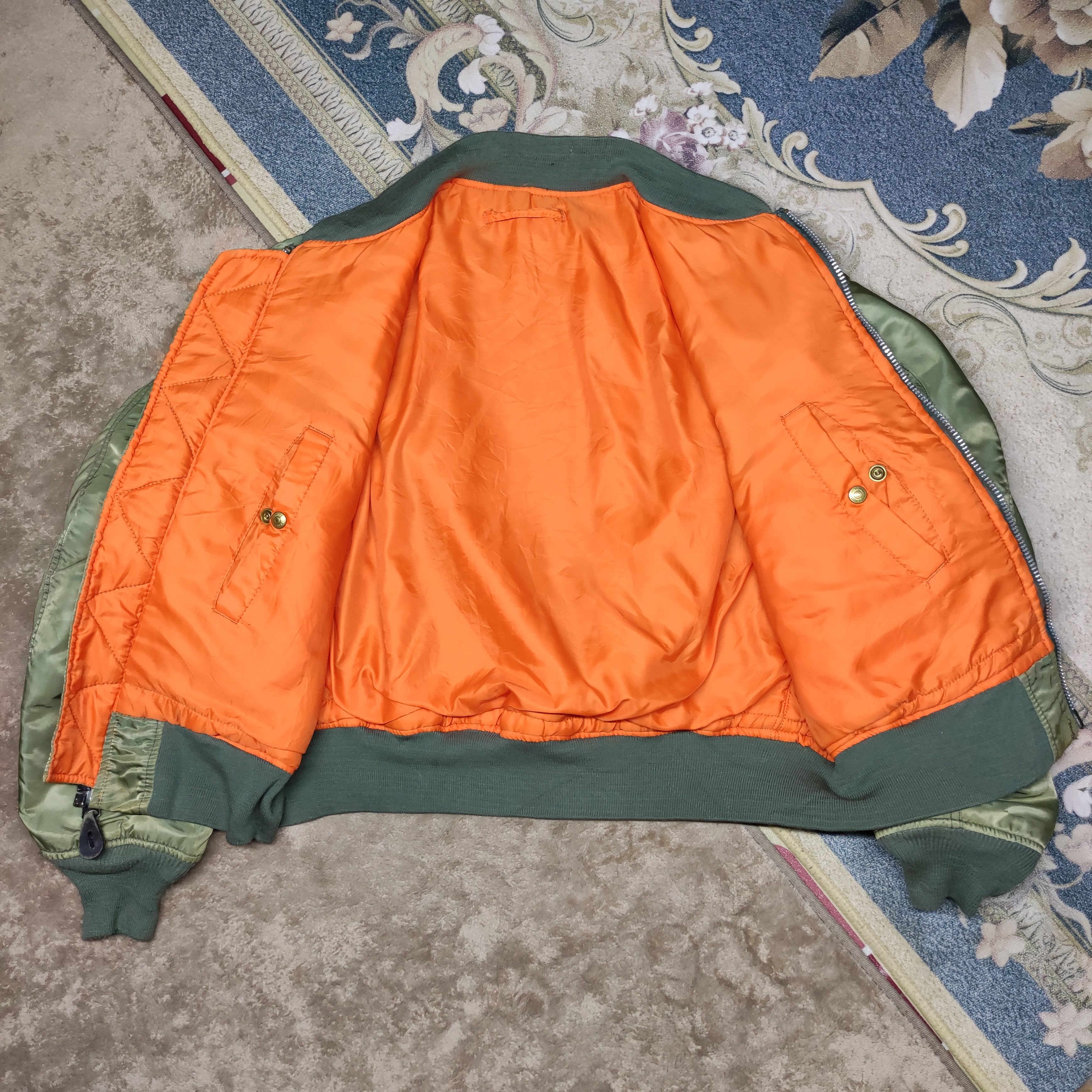 Schott 🔥VTG Schott Bros.Inc Rivelseble Jacket Flyer's Man MA-1 Size US L / EU 52-54 / 3 - 11 Thumbnail
