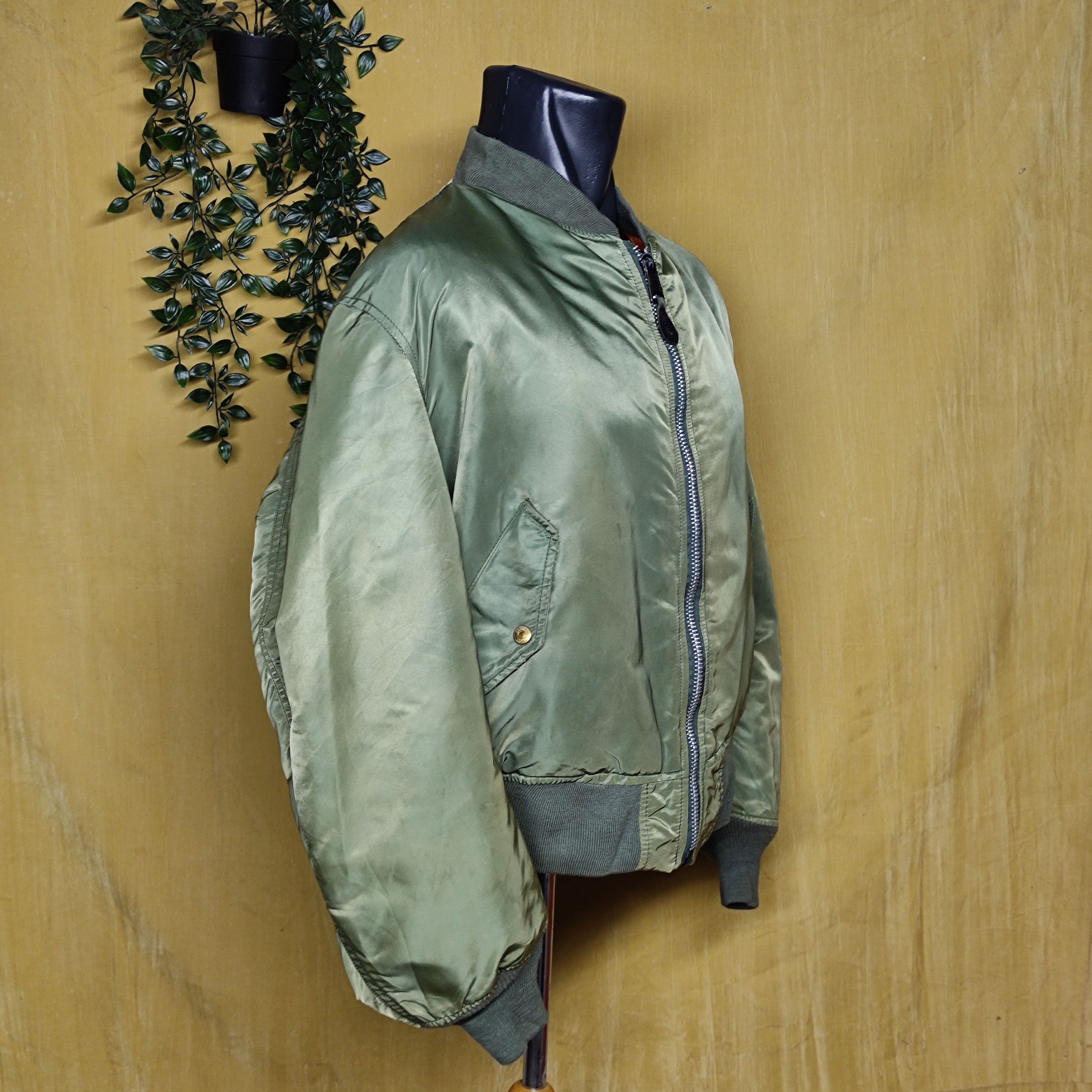 Schott 🔥VTG Schott Bros.Inc Rivelseble Jacket Flyer's Man MA-1 Size US L / EU 52-54 / 3 - 6 Thumbnail