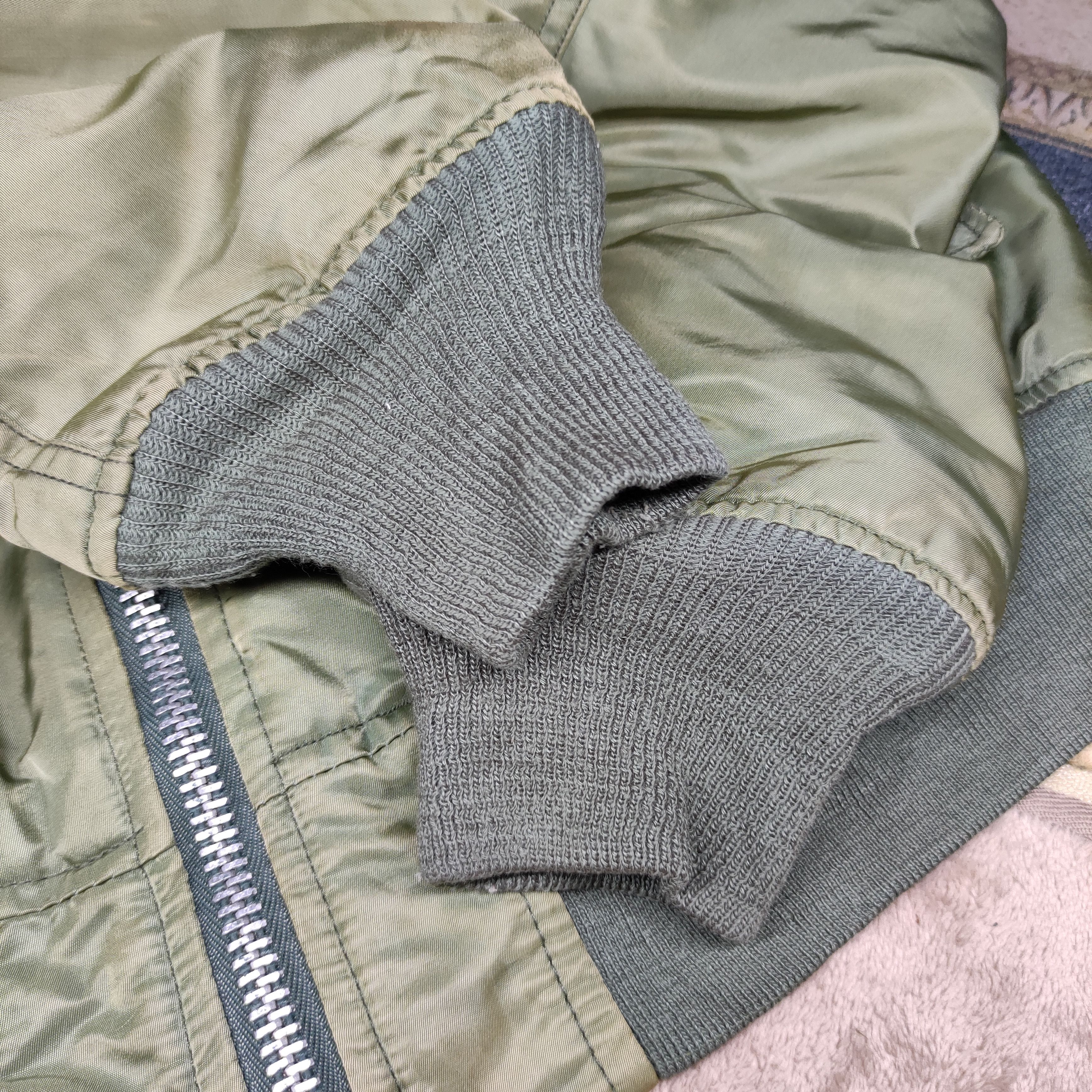 Schott 🔥VTG Schott Bros.Inc Rivelseble Jacket Flyer's Man MA-1 Size US L / EU 52-54 / 3 - 12 Thumbnail
